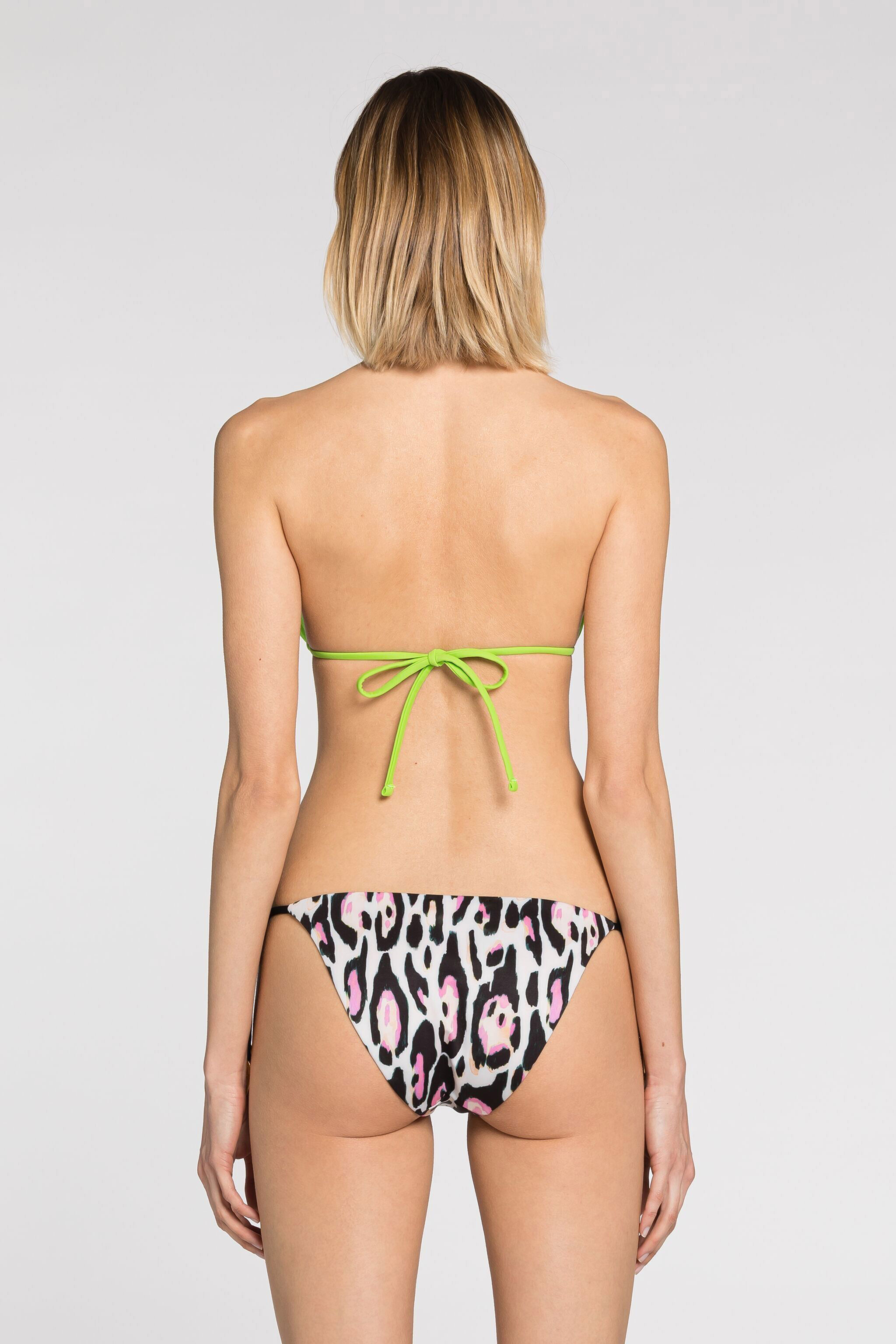RC Haut de bikini à ornement Tiger Tooth Vert clair QKW00G-LL002