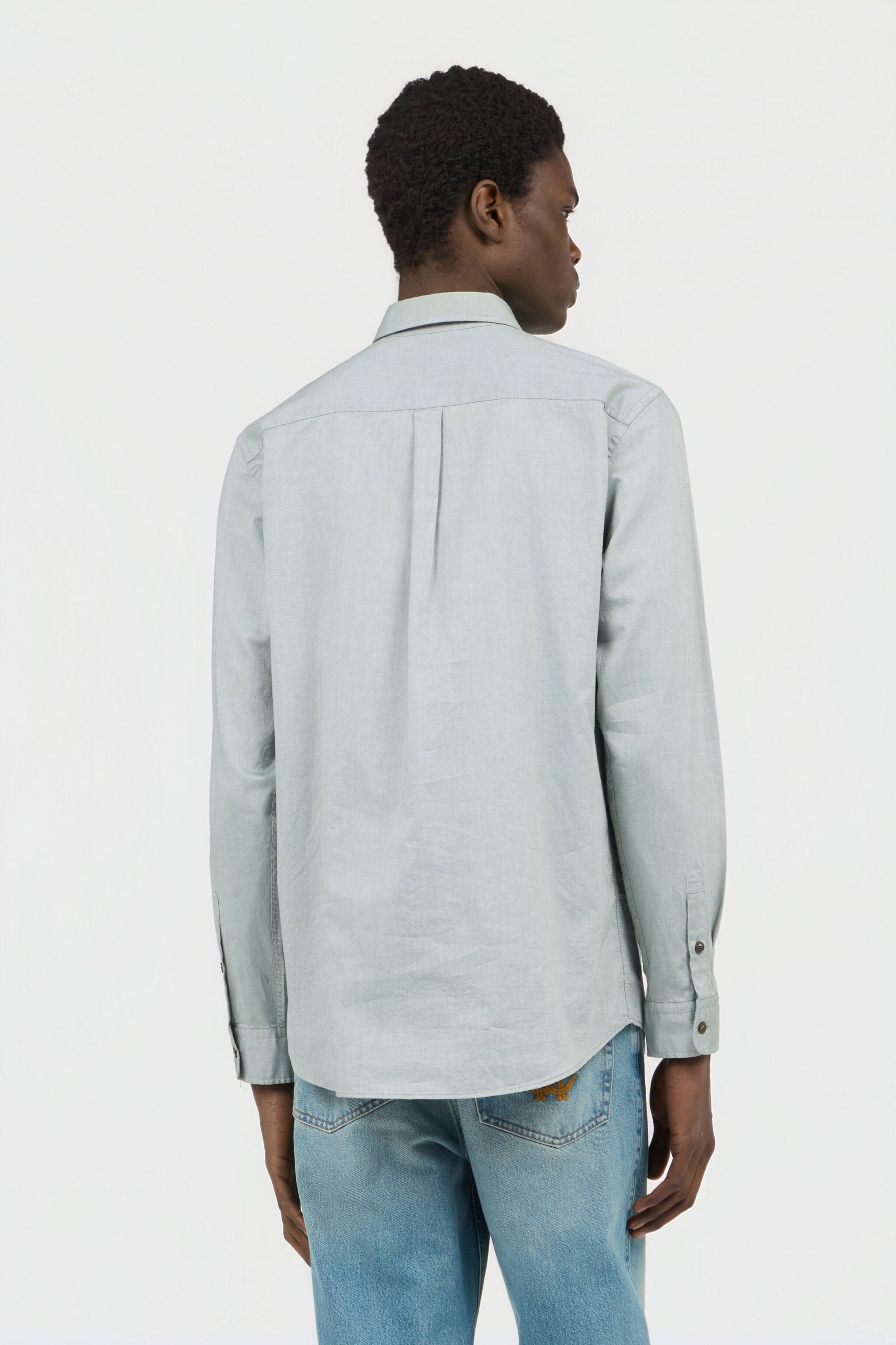 RC Chemise Gris Clair avec Broderie Monogram RC BROWN SOT70P-FN006