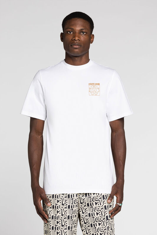 RC Mirror Snake Cotton T-Shirt RC Mirror Snake Cotton T-Shirt White RRT61E-JD060