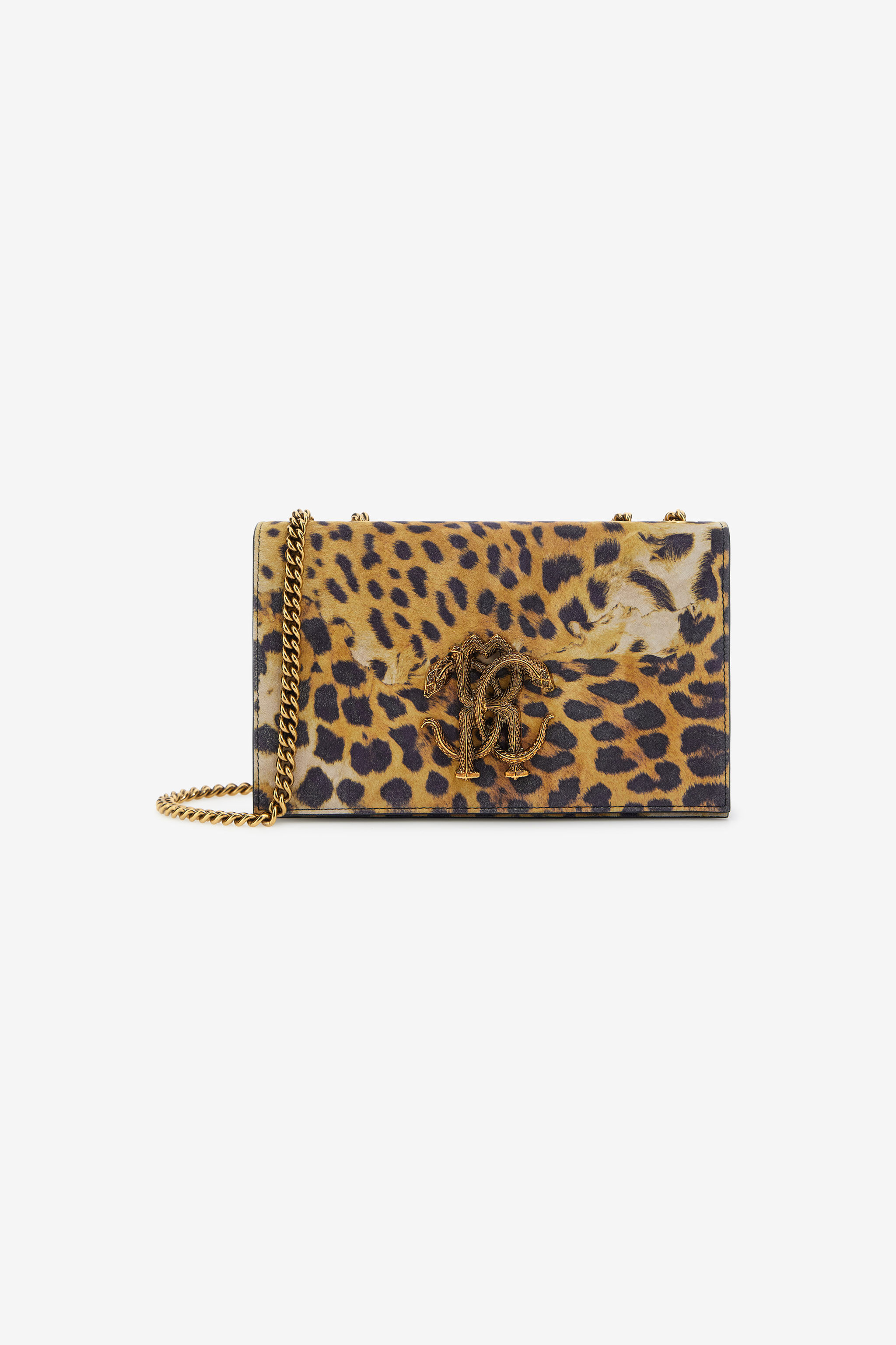 RC Shoulder bag with Monogram Mirror Snake Light Brown SKB120-PZC26