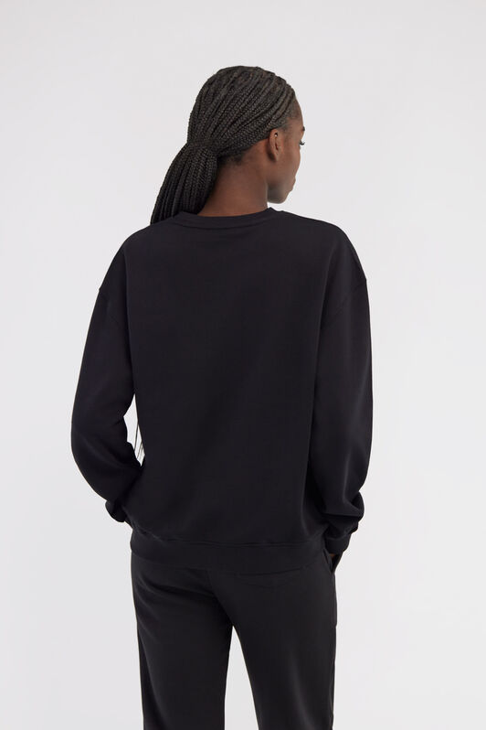 RC Sweatshirt with Monogram RC Black NOT67A-CF052