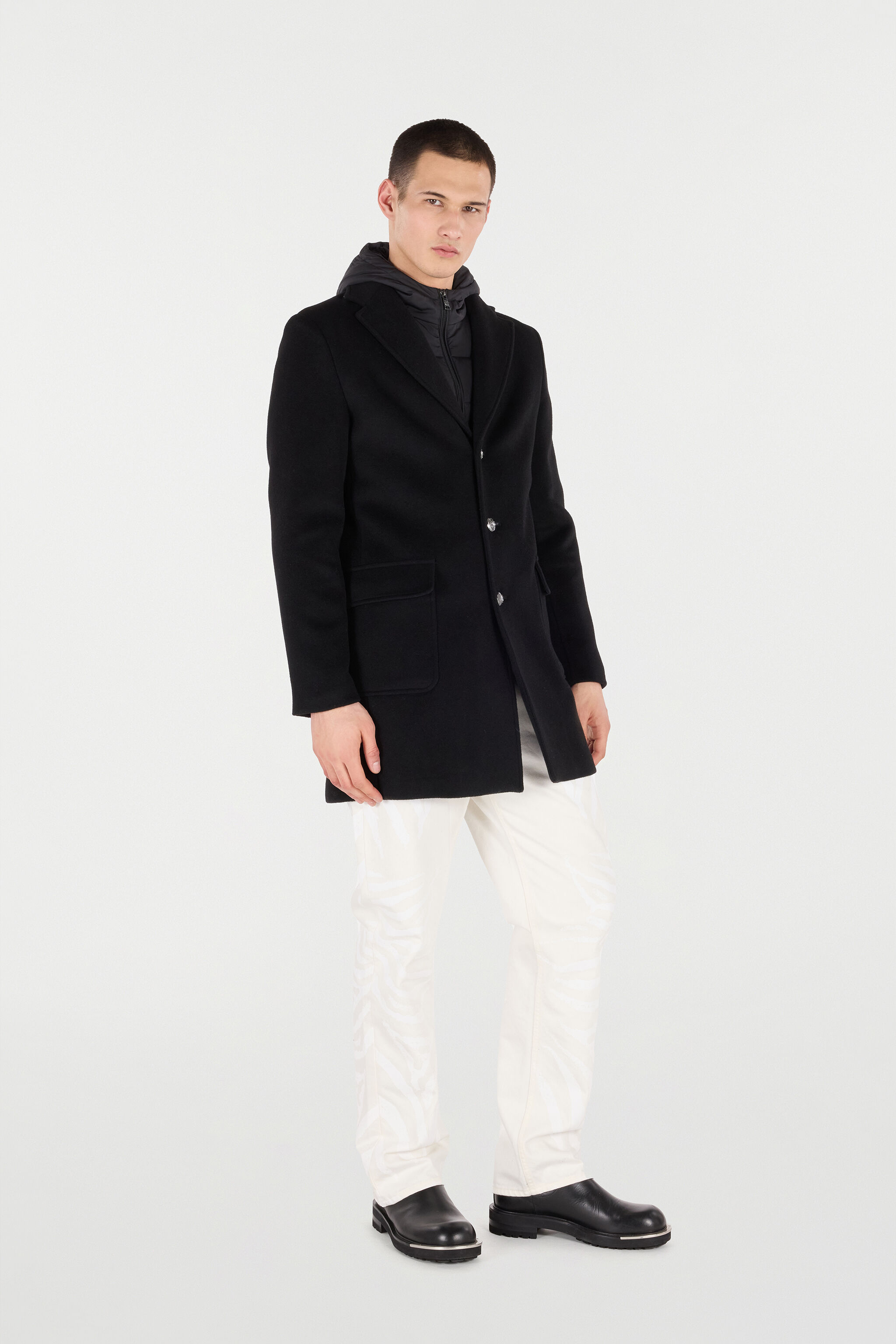 RC Cappotto Con Inserto Imbottito BLACK OOT50D-WH016
