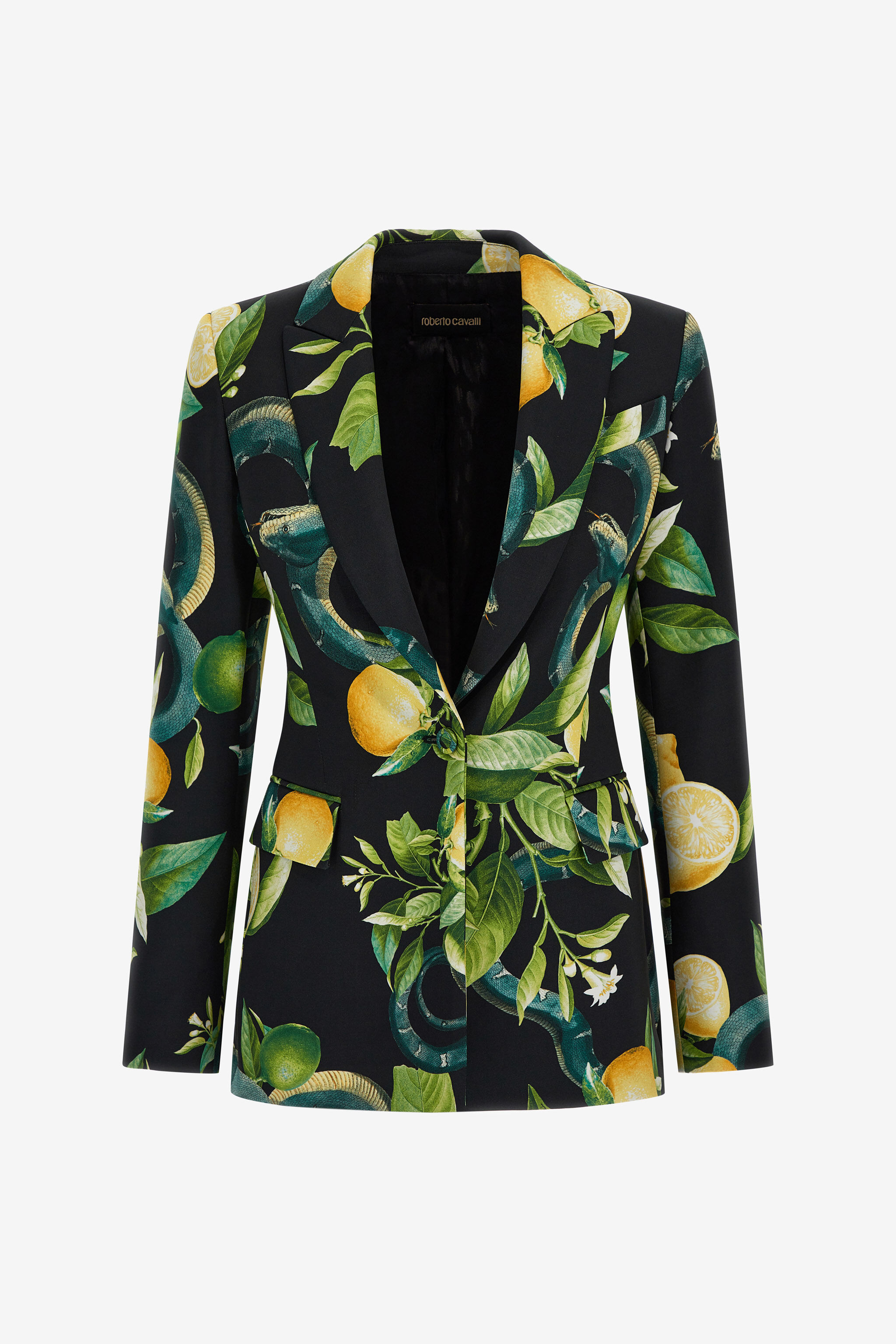 RC Lemon print blazer Schwarz SKT401-ORI89