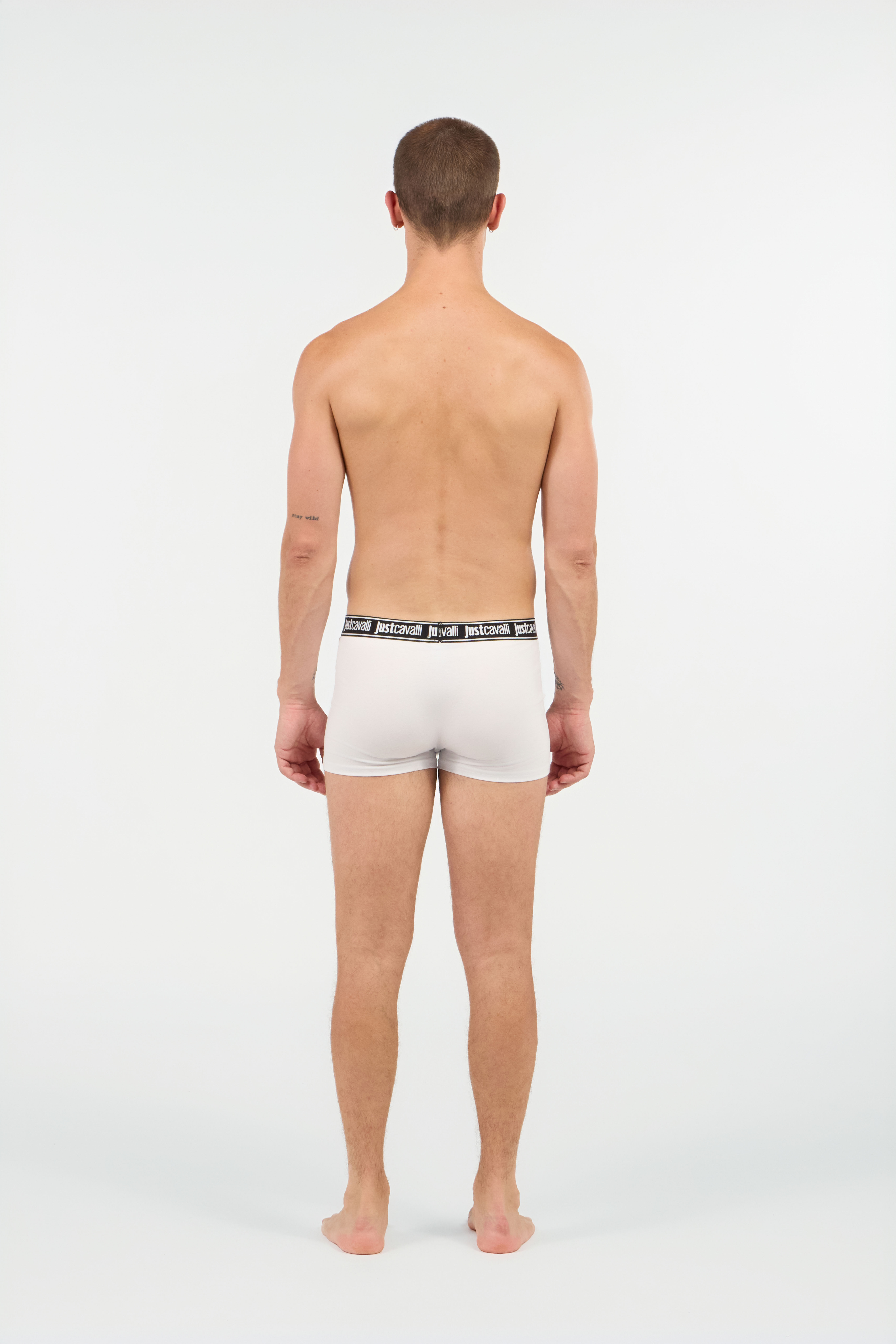 JC Boxers With Branded Band WHITE UFU002-UF094