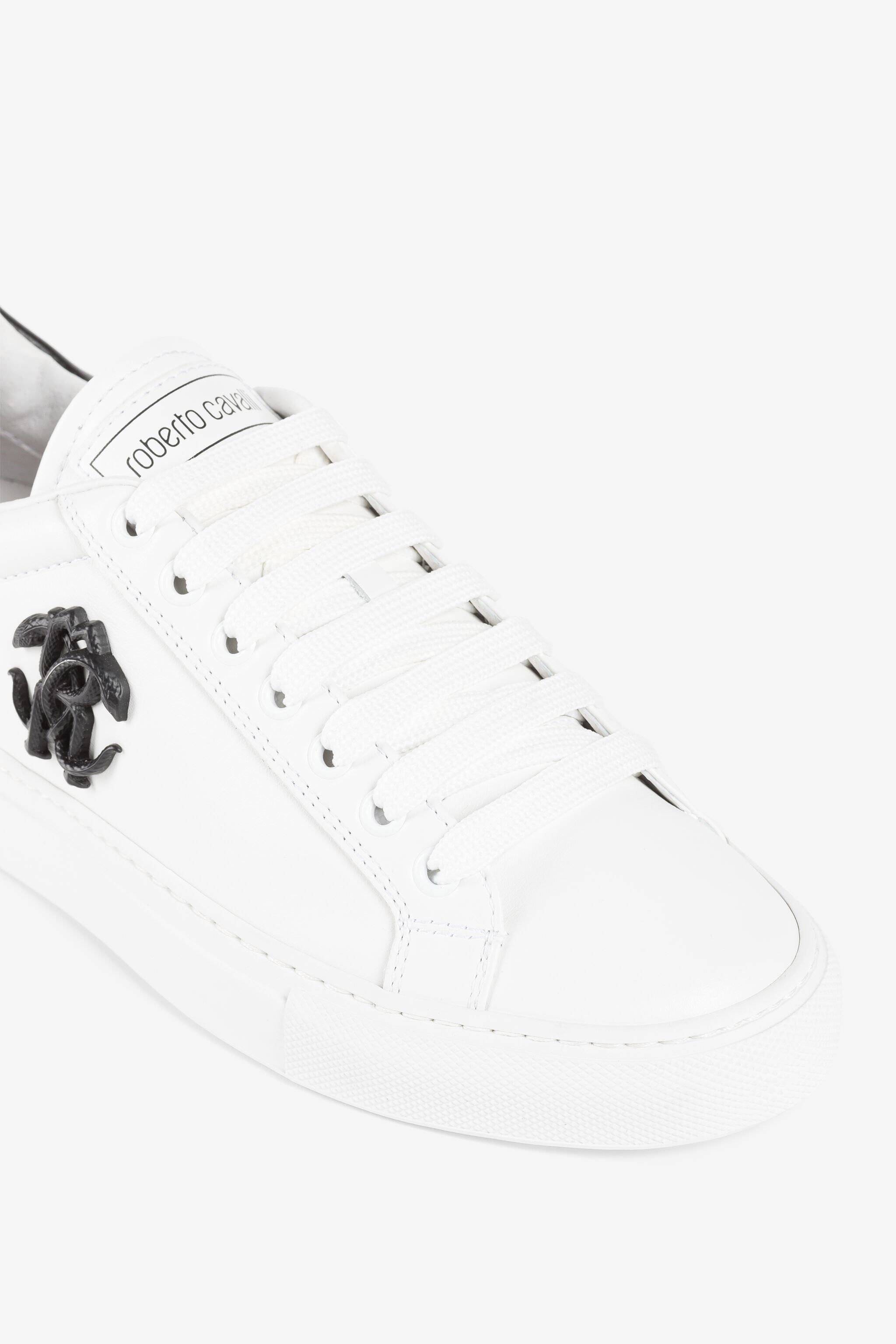 RC Sneakers with Monogram Mirror Snake White/Black RKS038-PZA90