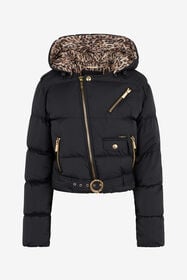 JC Piumino Nero Con Cintura BLACK VFT311-VF461