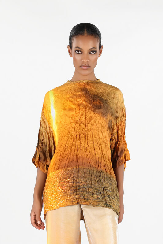 RC T-shirt Stampa Sunset Arancione UWT610-4QN97