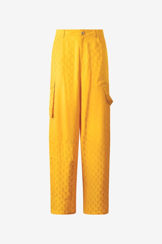 RC Pants With All-Over Mirror Snake Monogram RC Pants With All-Over Mirror Snake Monogram Yellow VKT202-RK010