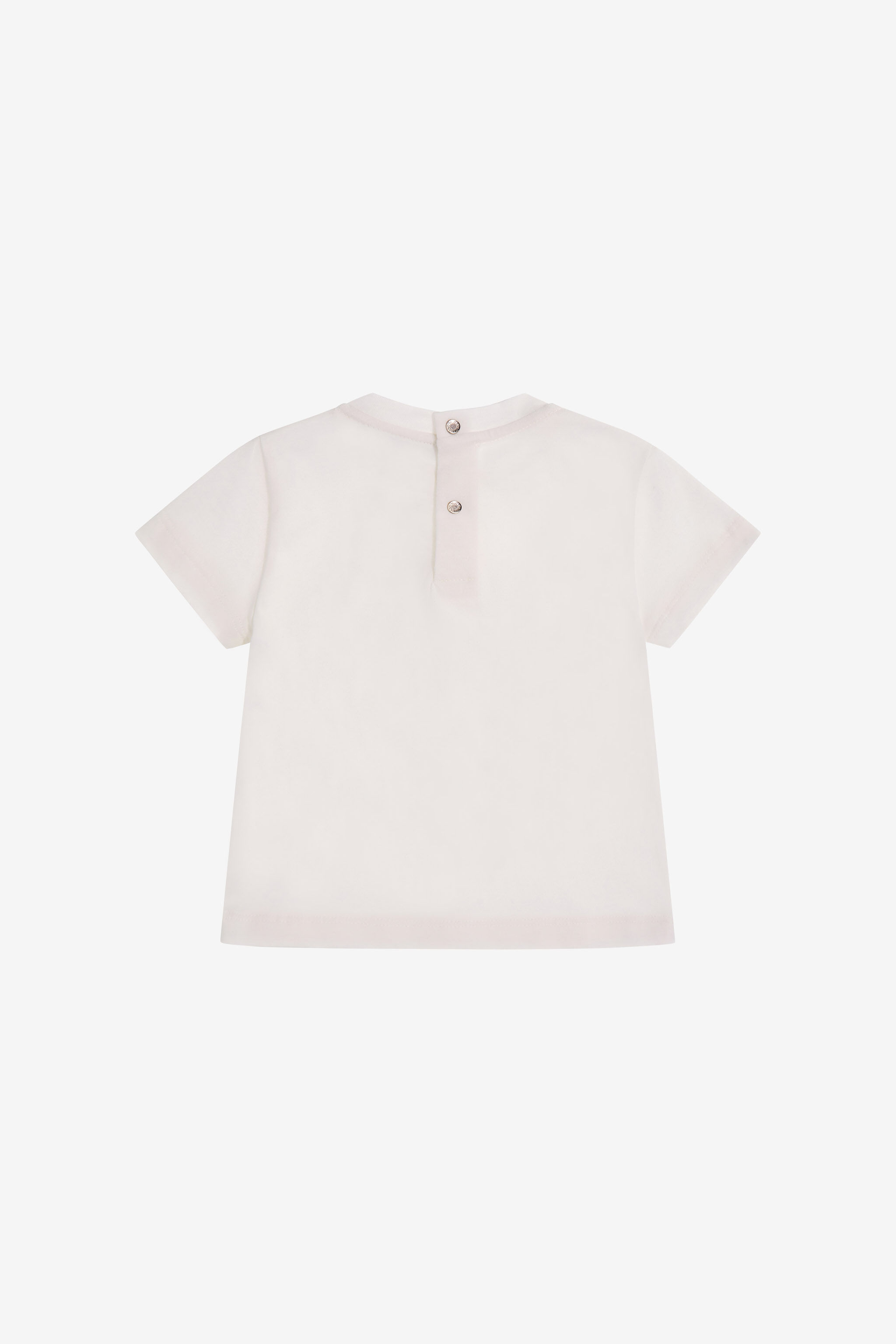JU T-shirt con firma e stampa Bianco SJT647-JD001