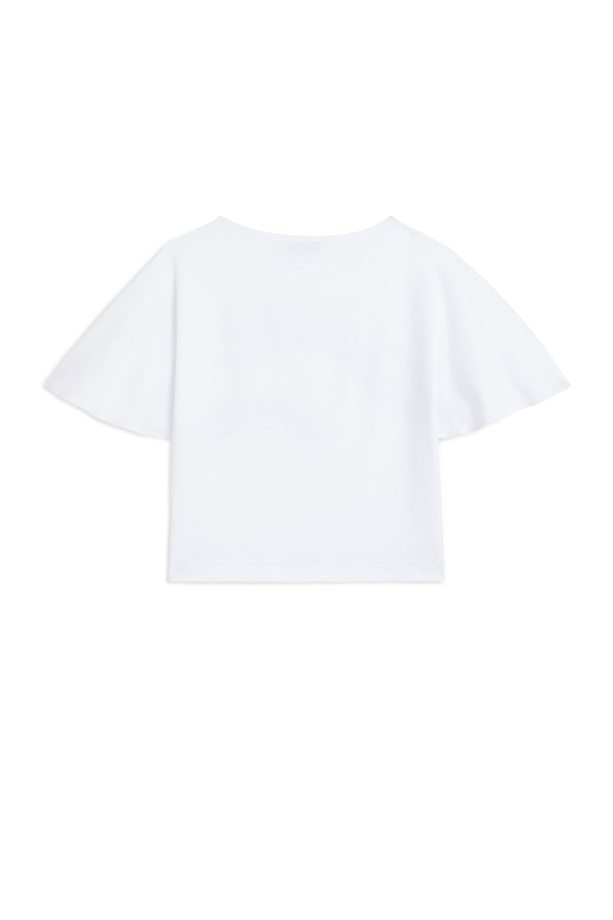 JU T-Shirt mit Jaguar- und Tiger-Print WHITE KJT604-JV025