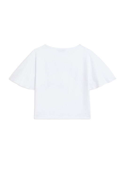 JU T-Shirt mit Jaguar- und Tiger-Print JU T-Shirt mit Jaguar- und Tiger-Print WHITE KJT604-JV025