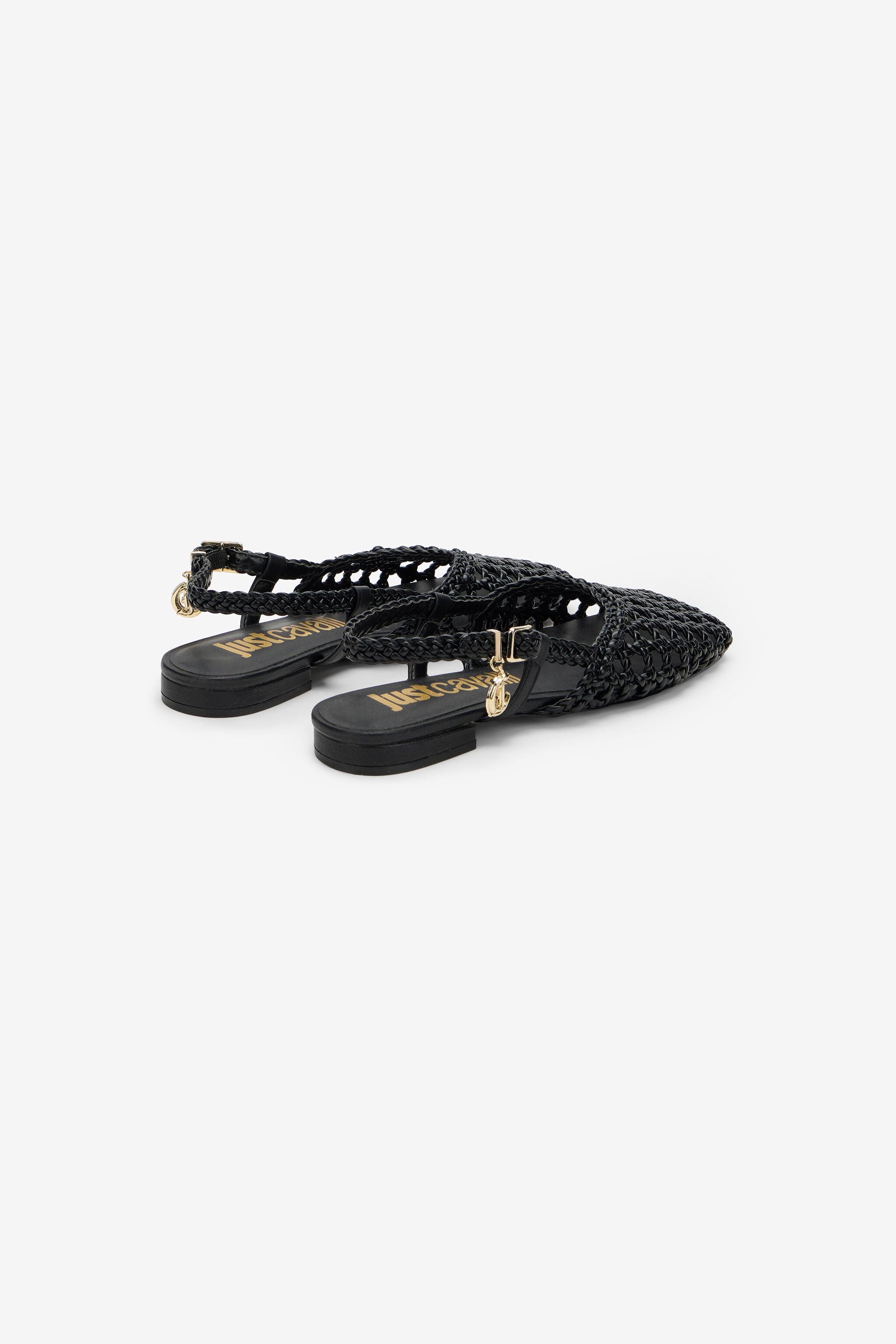 JC Escarpin Slingback au Design Tressé JC Escarpin Slingback au Design Tressé BLACK WFS105-WF343