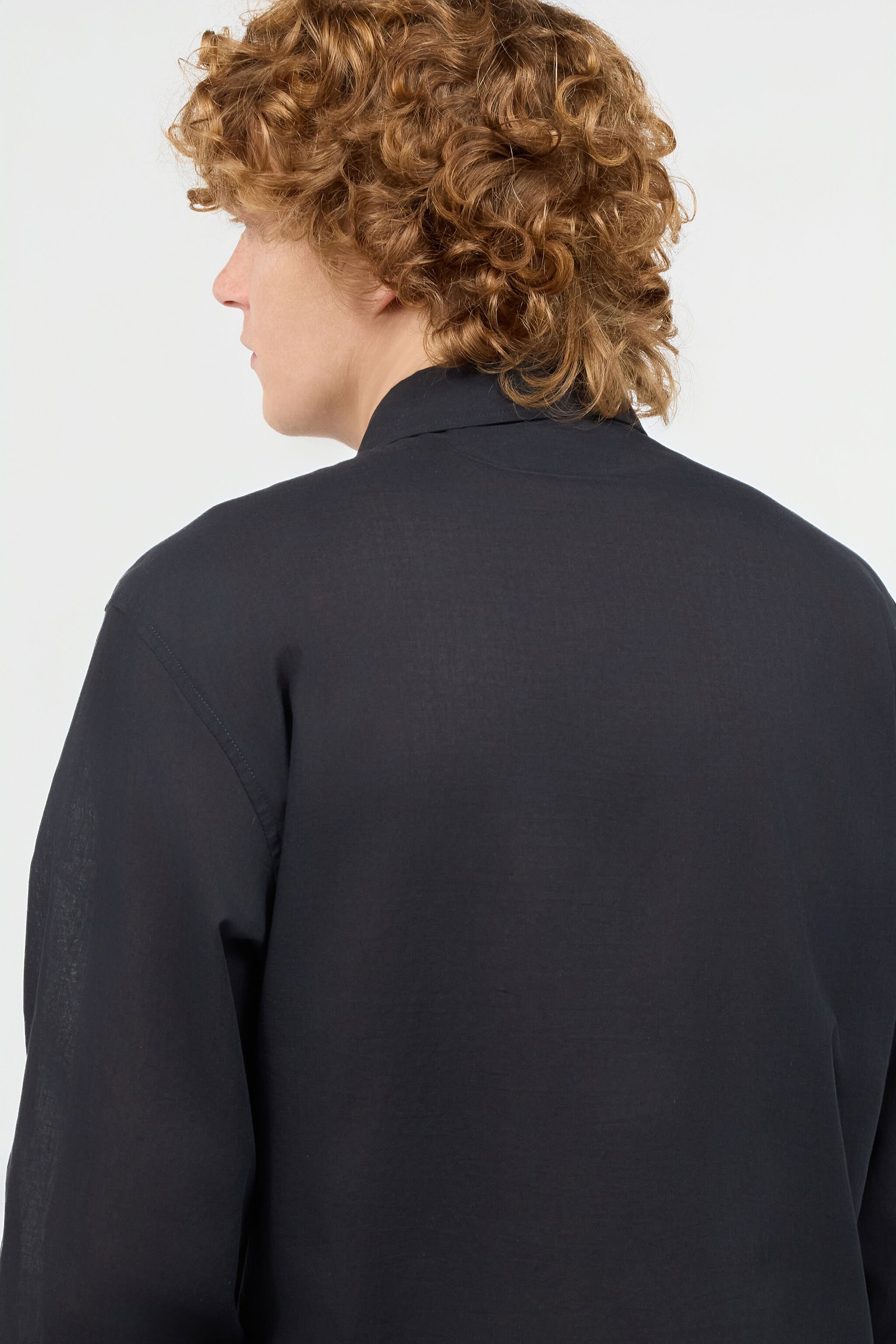 JC Camisa Con Bordado JC Negro UFM010-UF105
