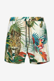 ${brand} Swim shorts with Jungle print ${colorDescription} ${masterID}