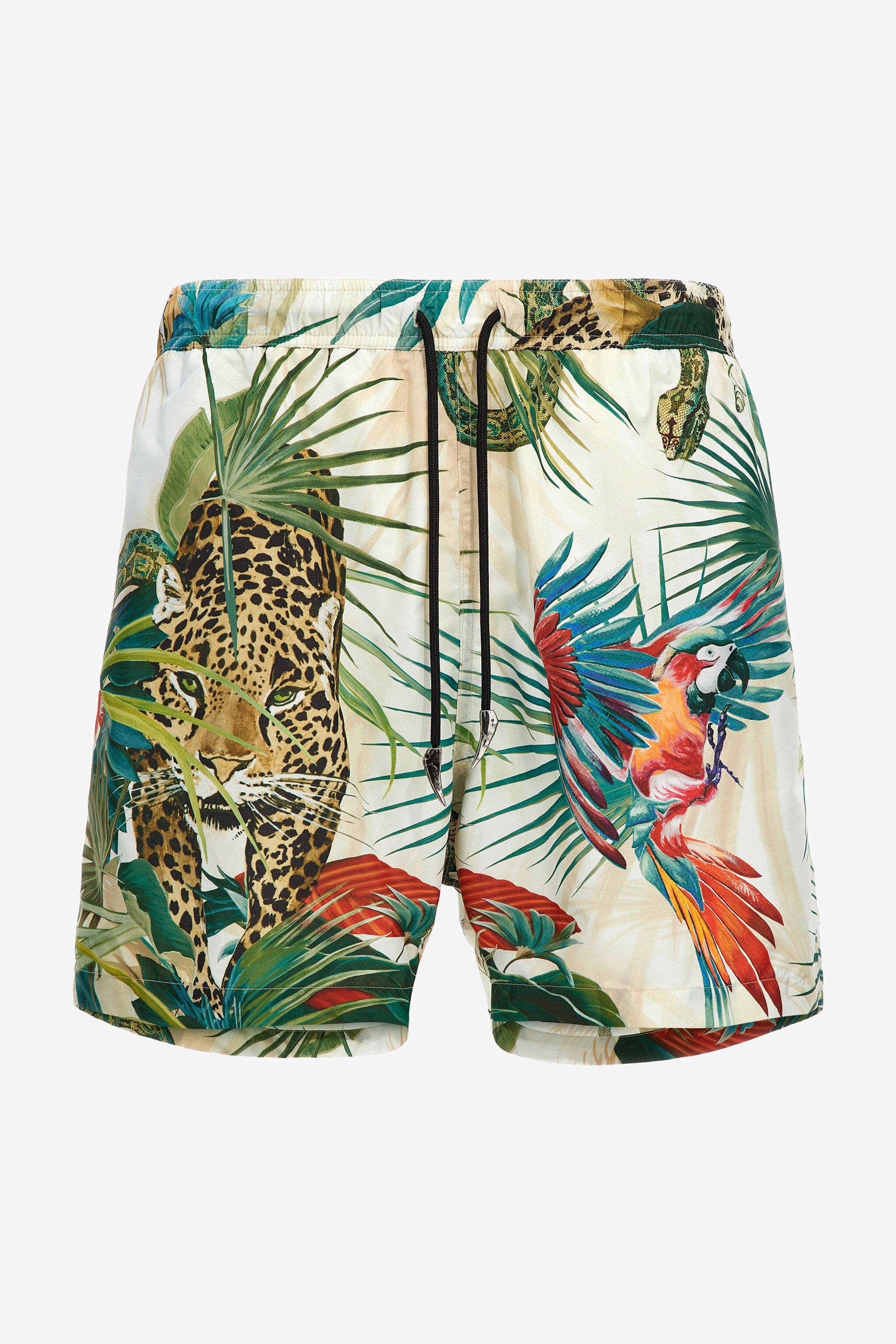 RC Swim shorts with Jungle print Green SYH00A-5RF72