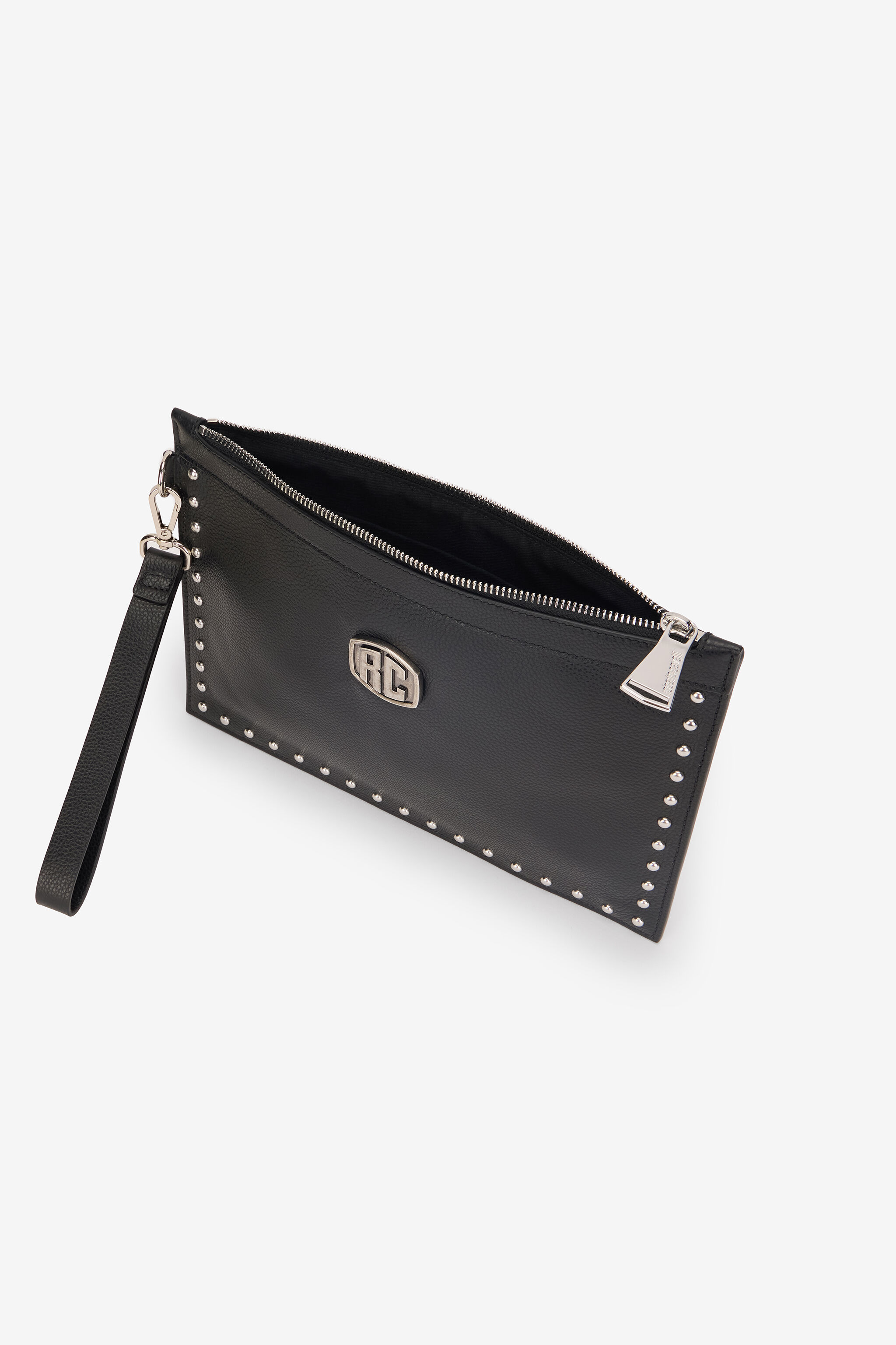 RC Flat Pouch with Studs Black VRB011-PZB05