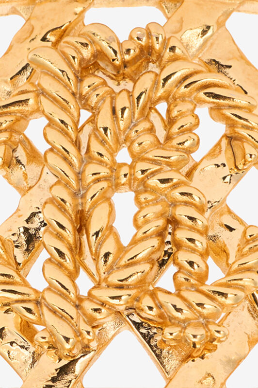 RC RC Monogram Cuff Bracelet Gold UWG005-AM001