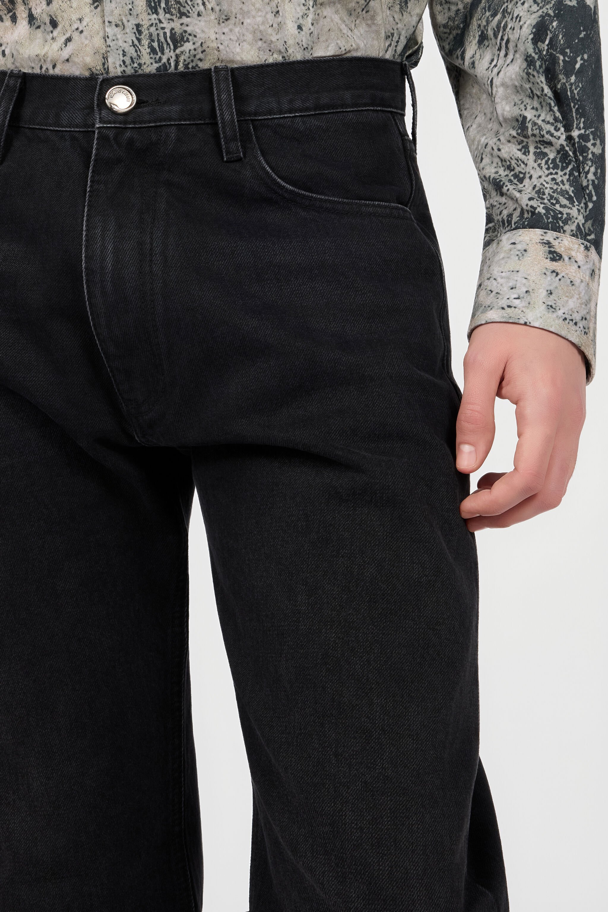 RC Black Denim Jeans BLACK XNJ207-VT034