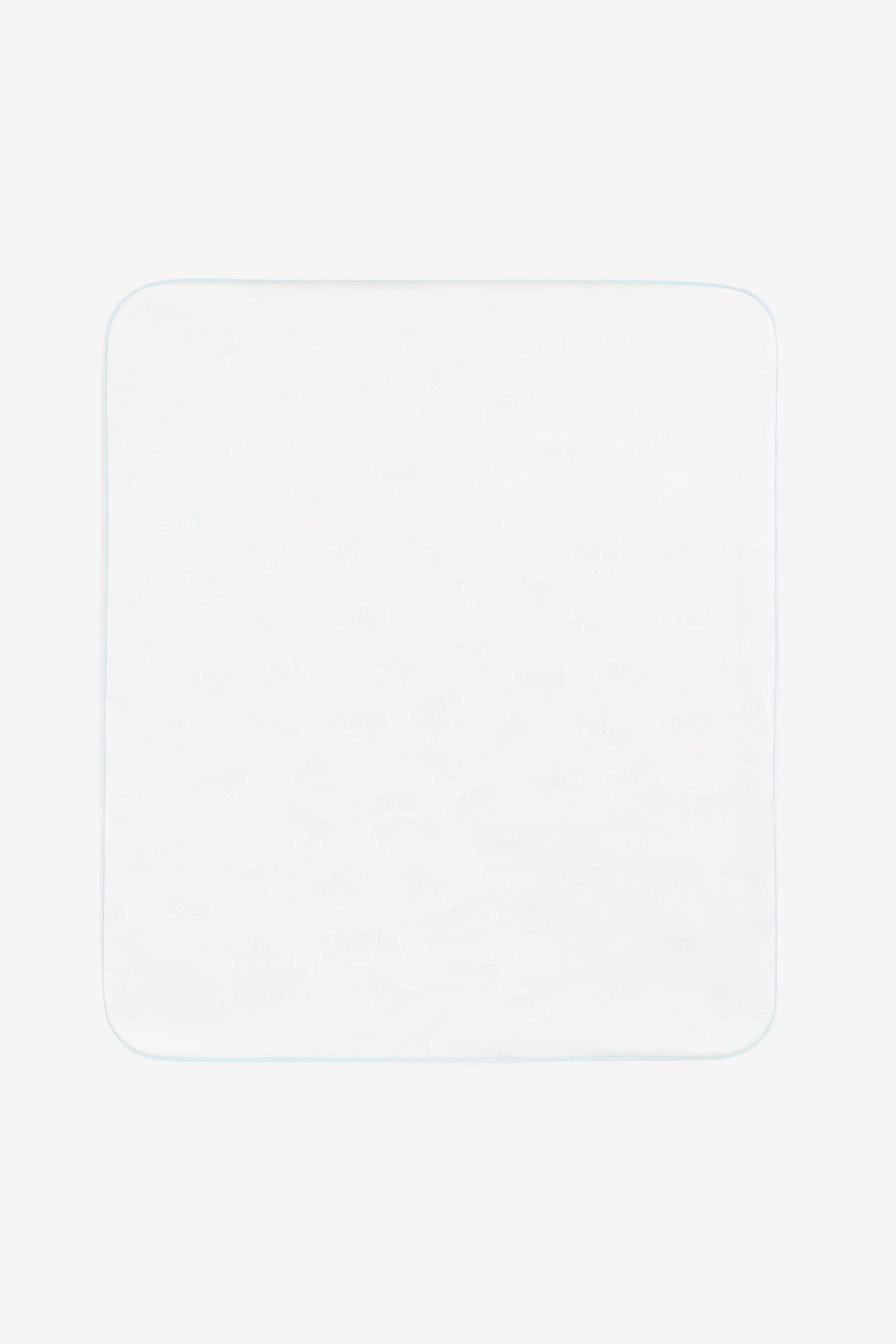 JU Logo-Print Baby Blanket Light blue OJT830-RN001