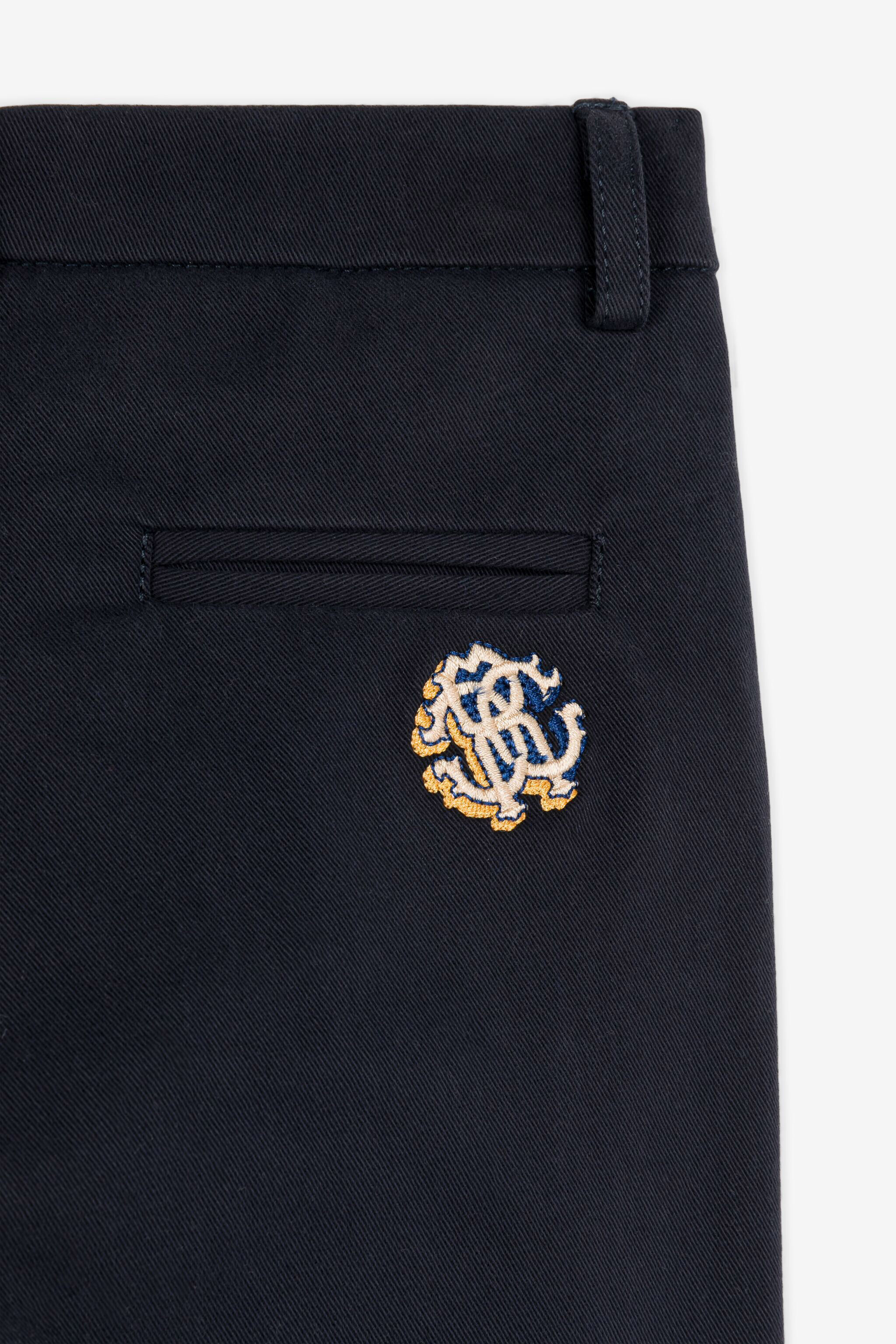 JU RC Monogram Trousers Dark blue RJT20G-TB009