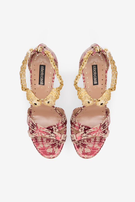 RC Roar Burgundy Laminated Leather Sandal RED SKS132-PG012