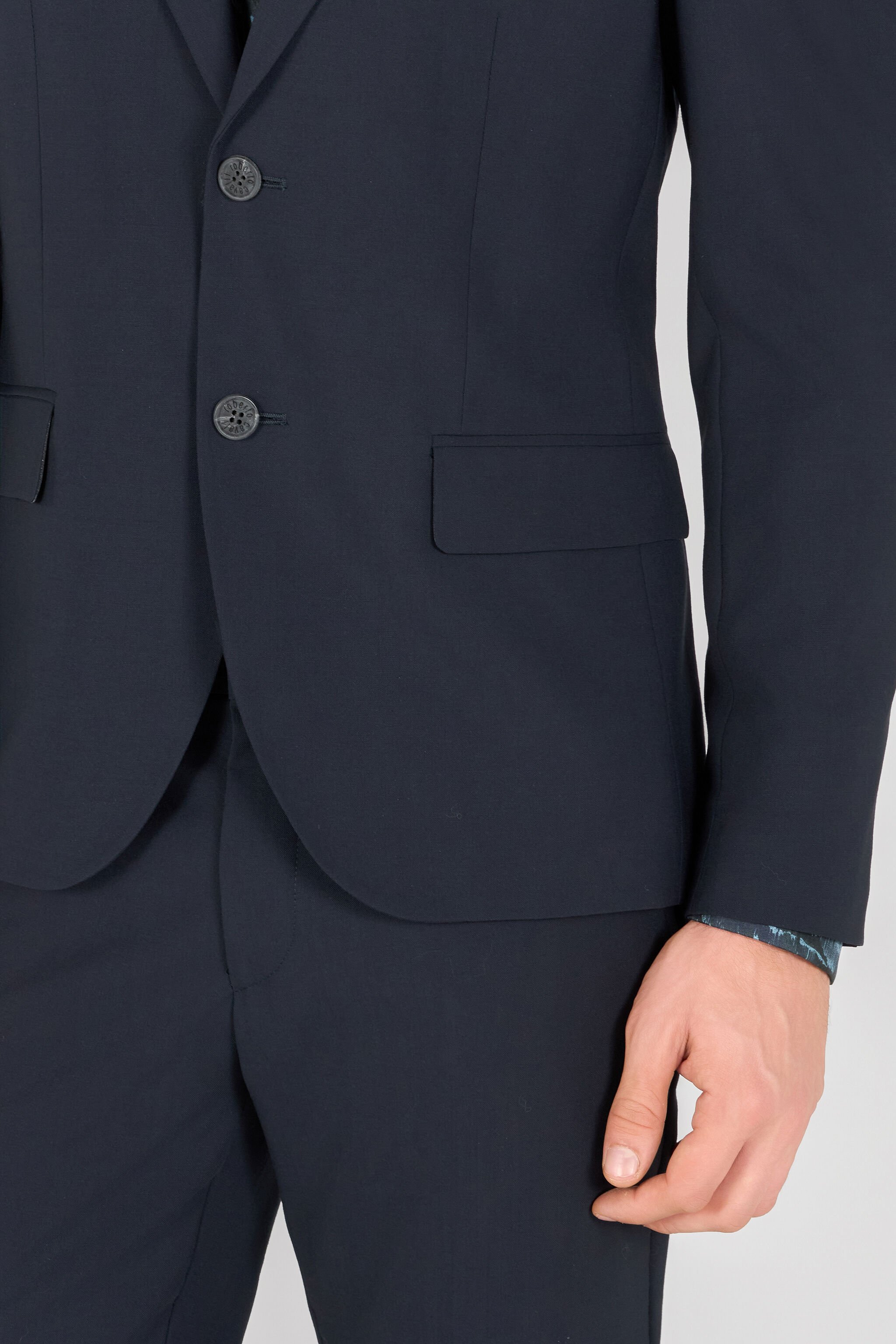 RC Anzug Mit Jacke Mit Zwei Knöpfen NAVY OOT40P-FE004