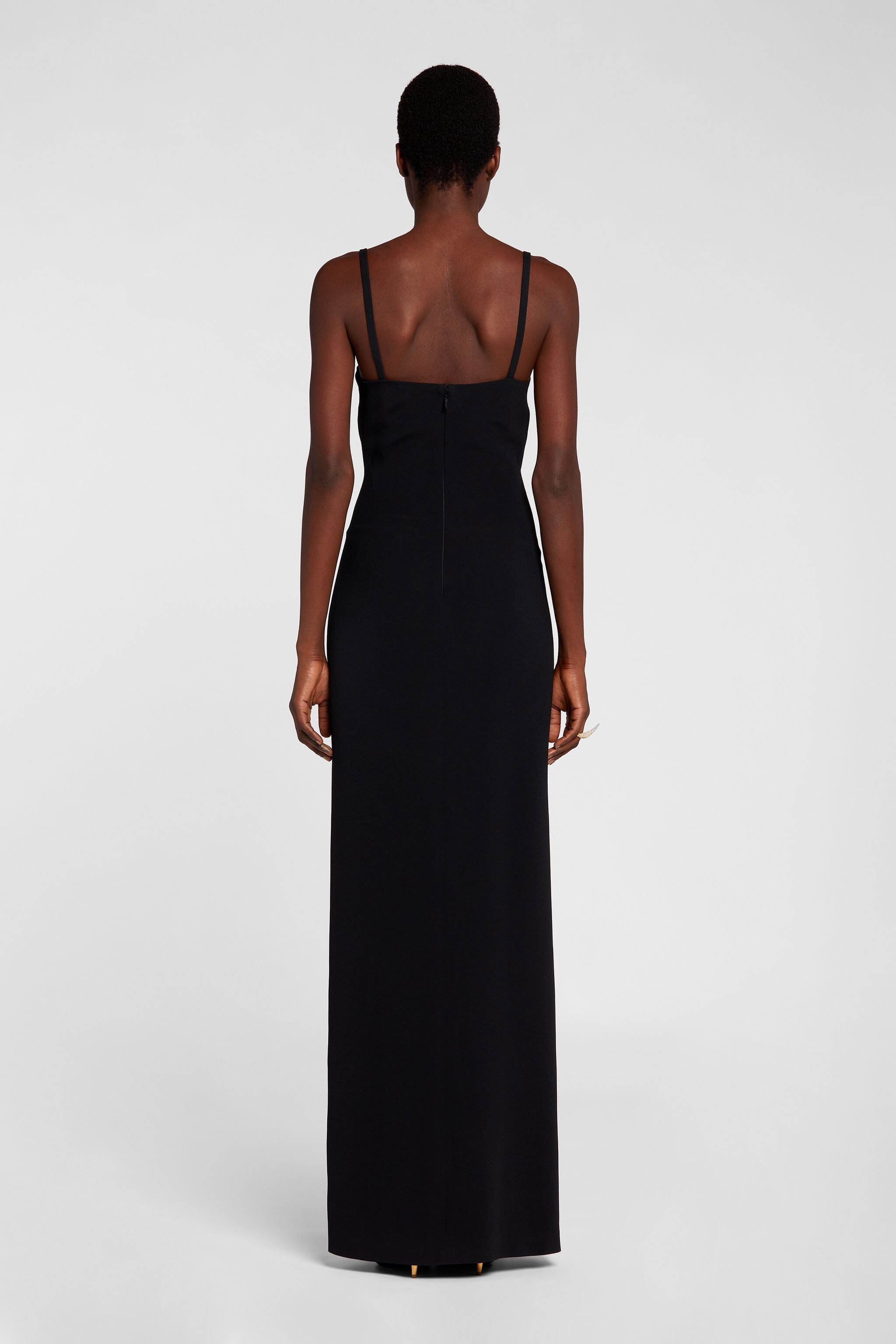 RC Tiger Tooth Bustier Dress BLACK NQT101-HR005