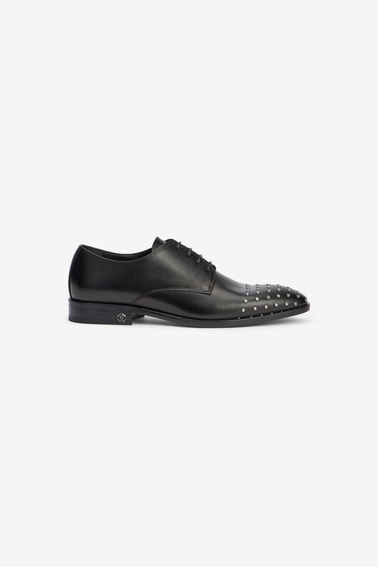 RC Derby Shoes with Studded Toe Cap RC Derby Shoes with Studded Toe Cap Black TRS008-PZ08A
