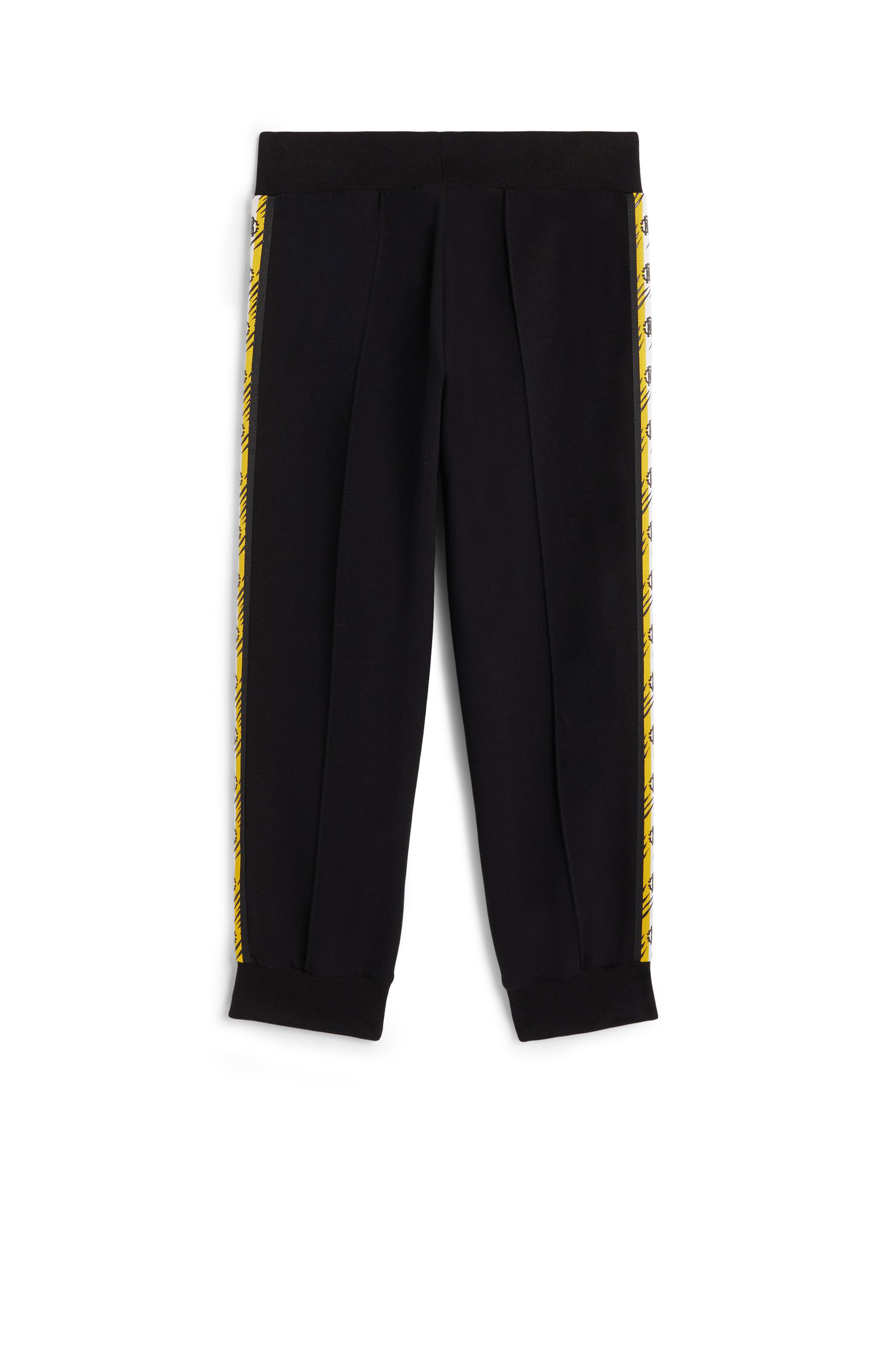 JU Black logo side stripe track pants BLACK JJT263-CF027