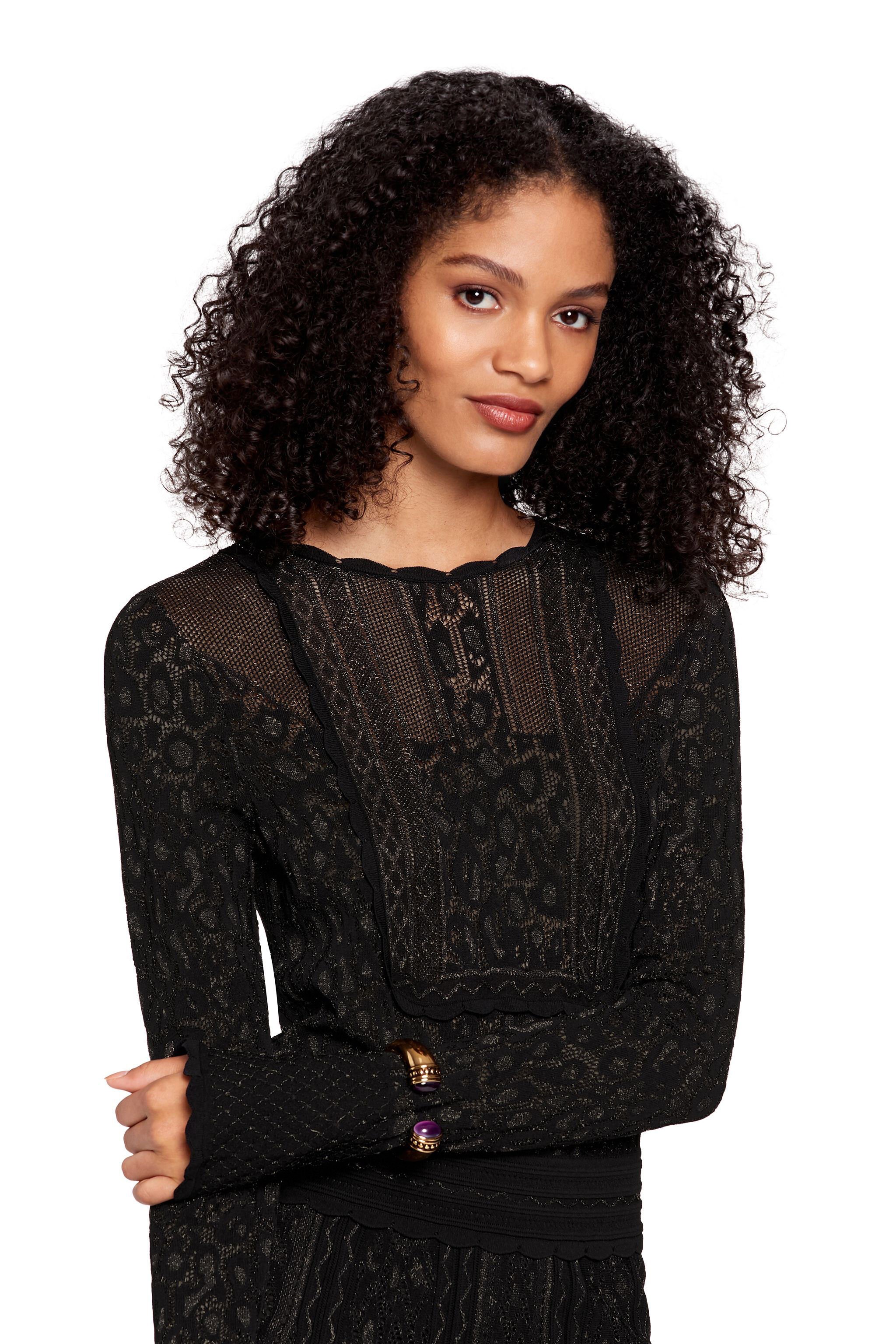 RC Metallic sheen flared dress Black LQM155-MO007