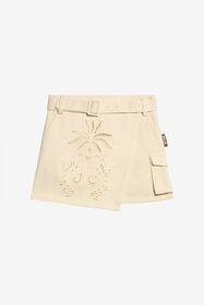 JC Minifalda De Algodón Beige IVORY PRISTINE WFT30J-FN038