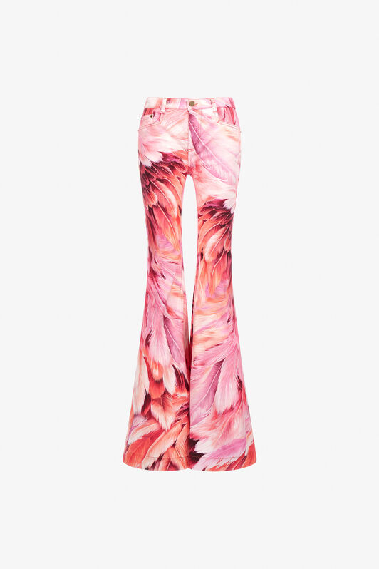 RC Plumage print denim Fuchsia SWJ205-DAL71