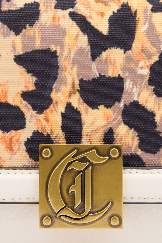 JC Crossbody Bag With Jaguar Skin Print White SFB139-SF631