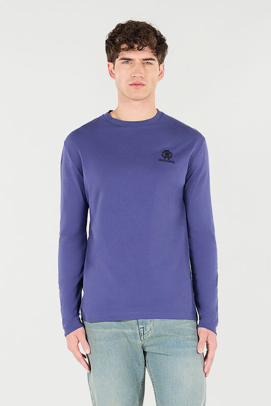 RC T-Shirt Mit Langen Ärmeln Und Monogramm RC Navy POT61A-JD060