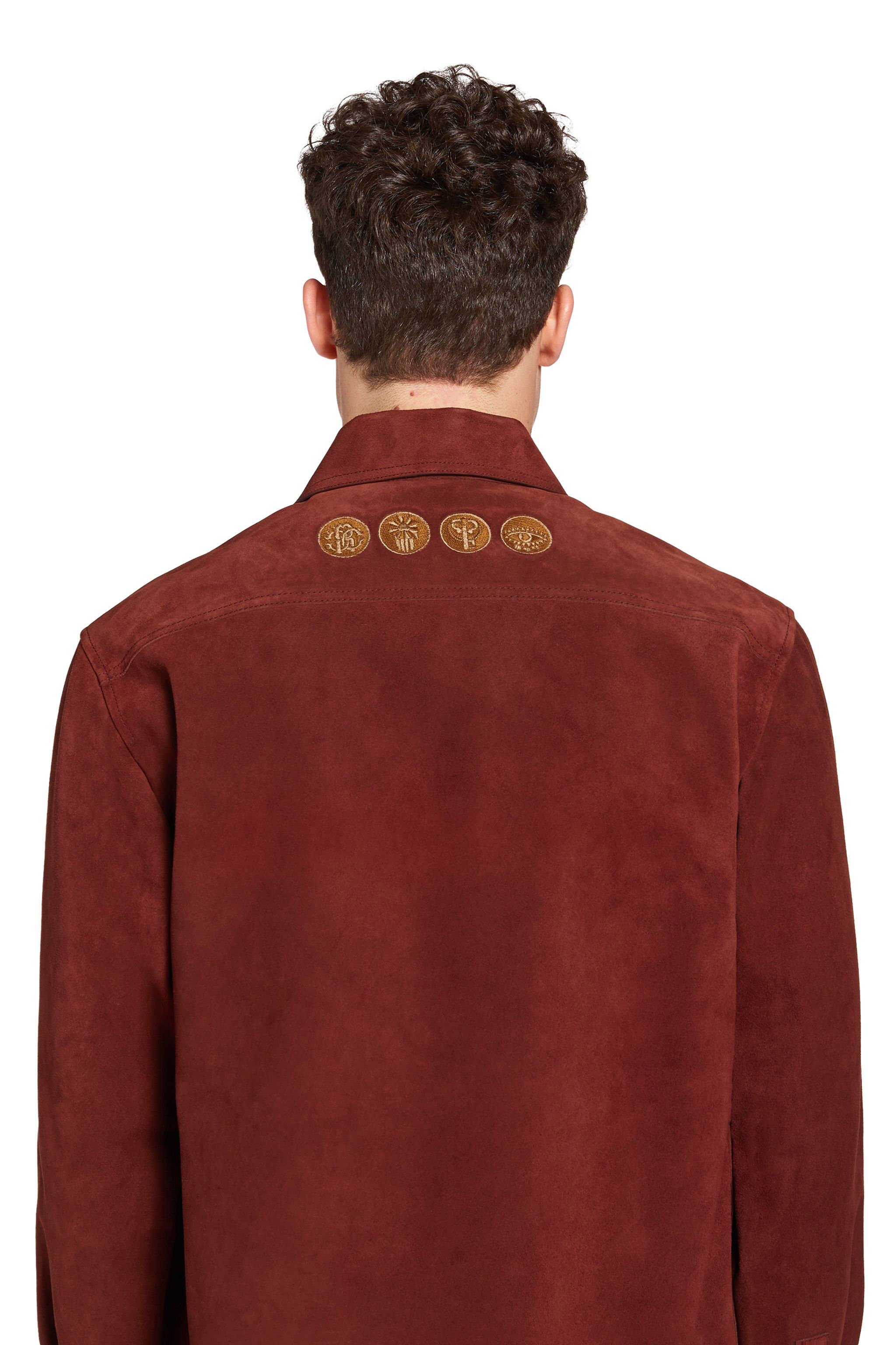 RC Veste en cuir à boutons pression SIENNA INP745-PT022