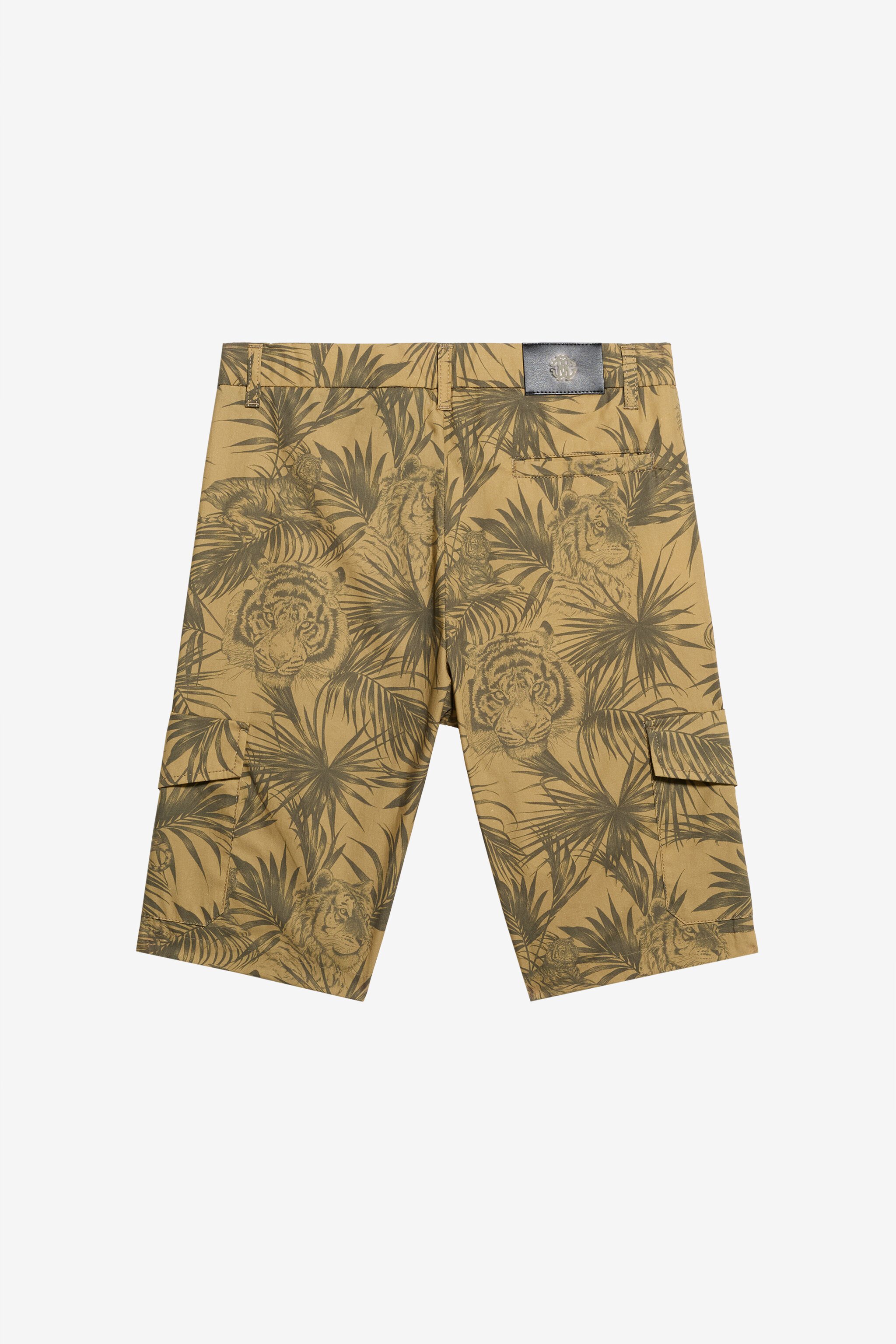 JU Pantalon Imprimé Jungle KHAKY TJT20N-6SN36