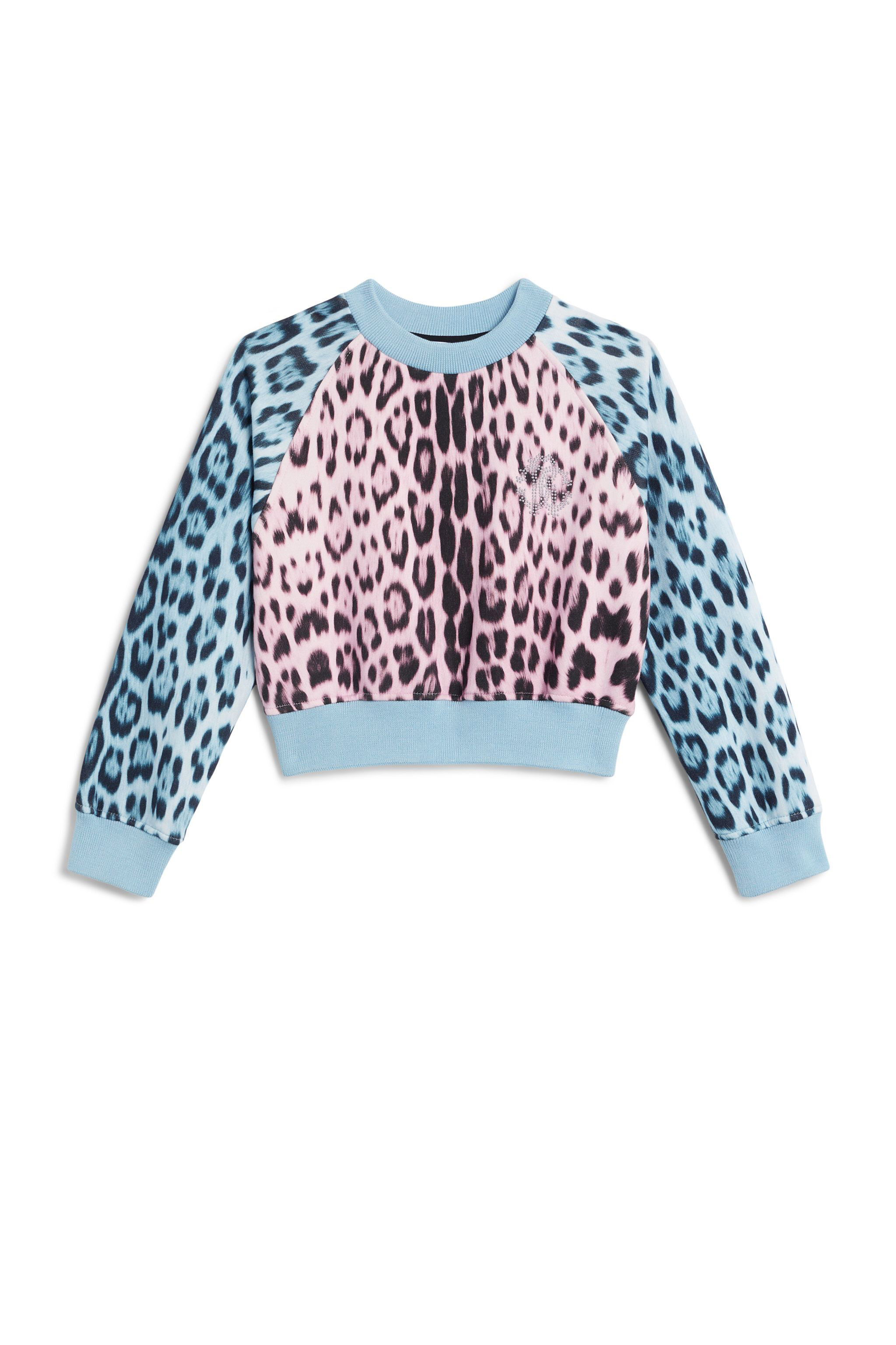 JU Heritage Jaguar print sweatshirt PINK/BLACK JJT910-FOS73
