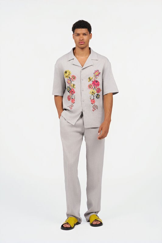 RC Elegant Linen Trousers ICE WNT202-LH008