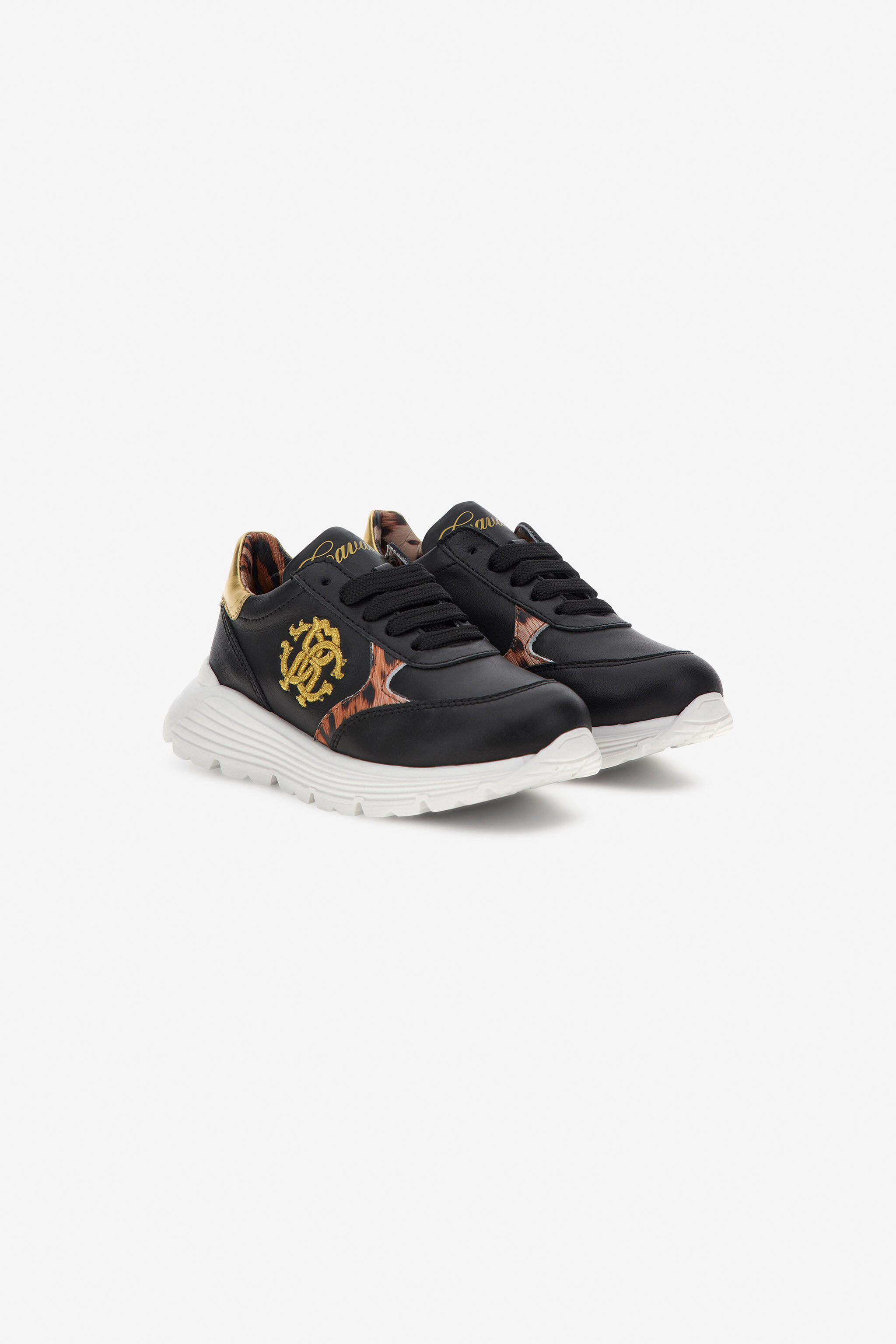 JU Sneaker Black/Gold RJS01U-PZJ10