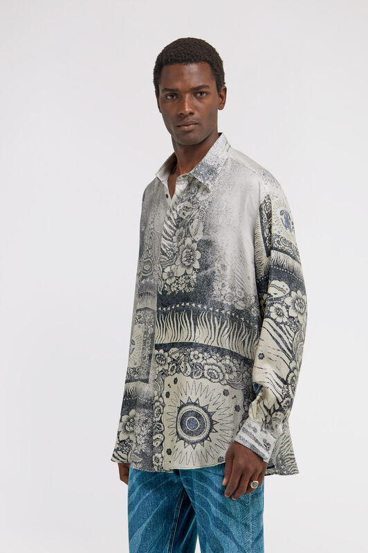 RC Bandana Print Shirt Blue TRT722-4QN11
