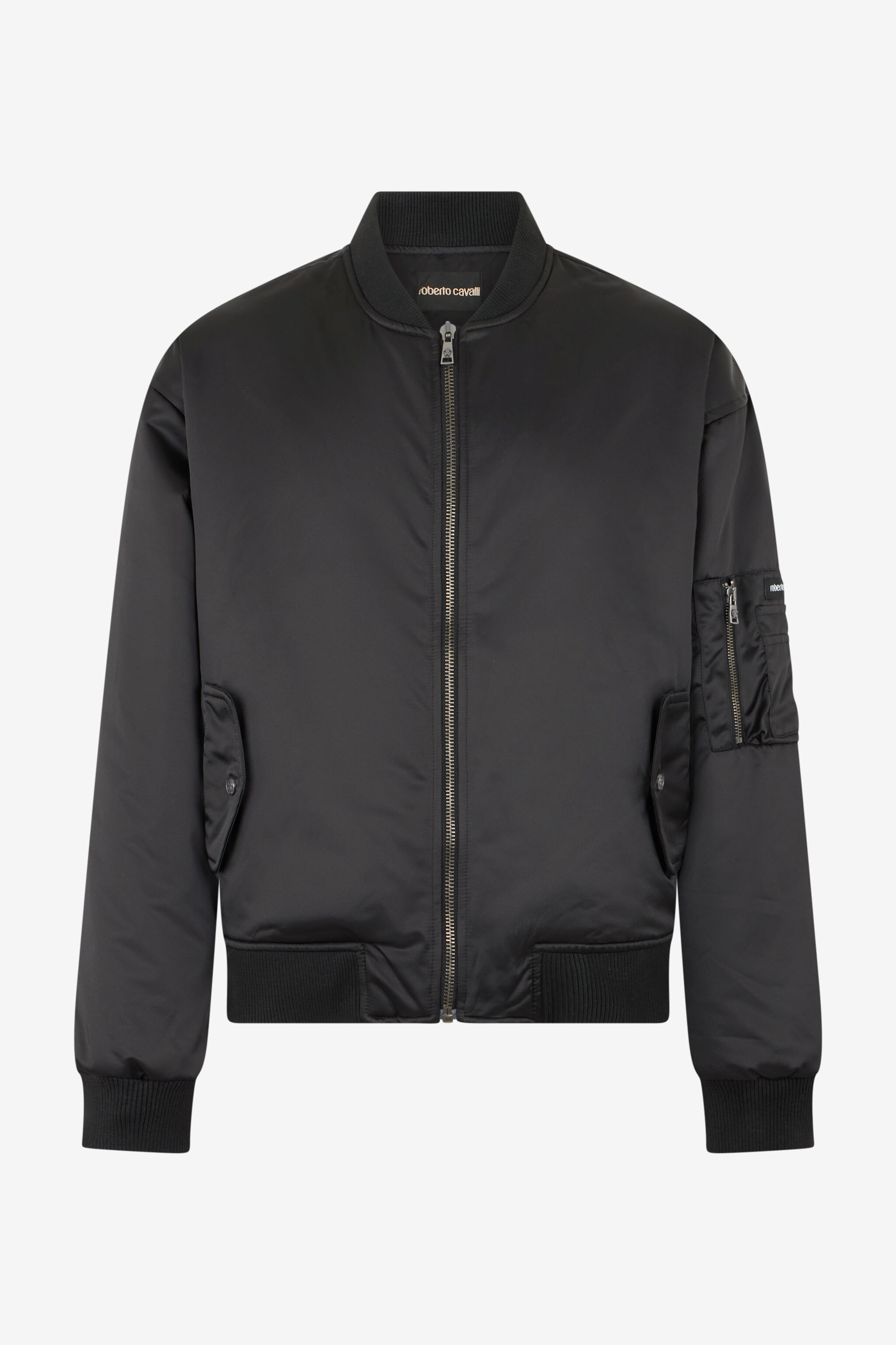 RC Black Bomber Jacket with Monogram RC BLACK SOT40K-FT002