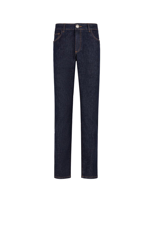 RC RC Monogram Slim-Leg Jeans RC RC Monogram Slim-Leg Jeans Dunkelblau JSJ20L-DL009