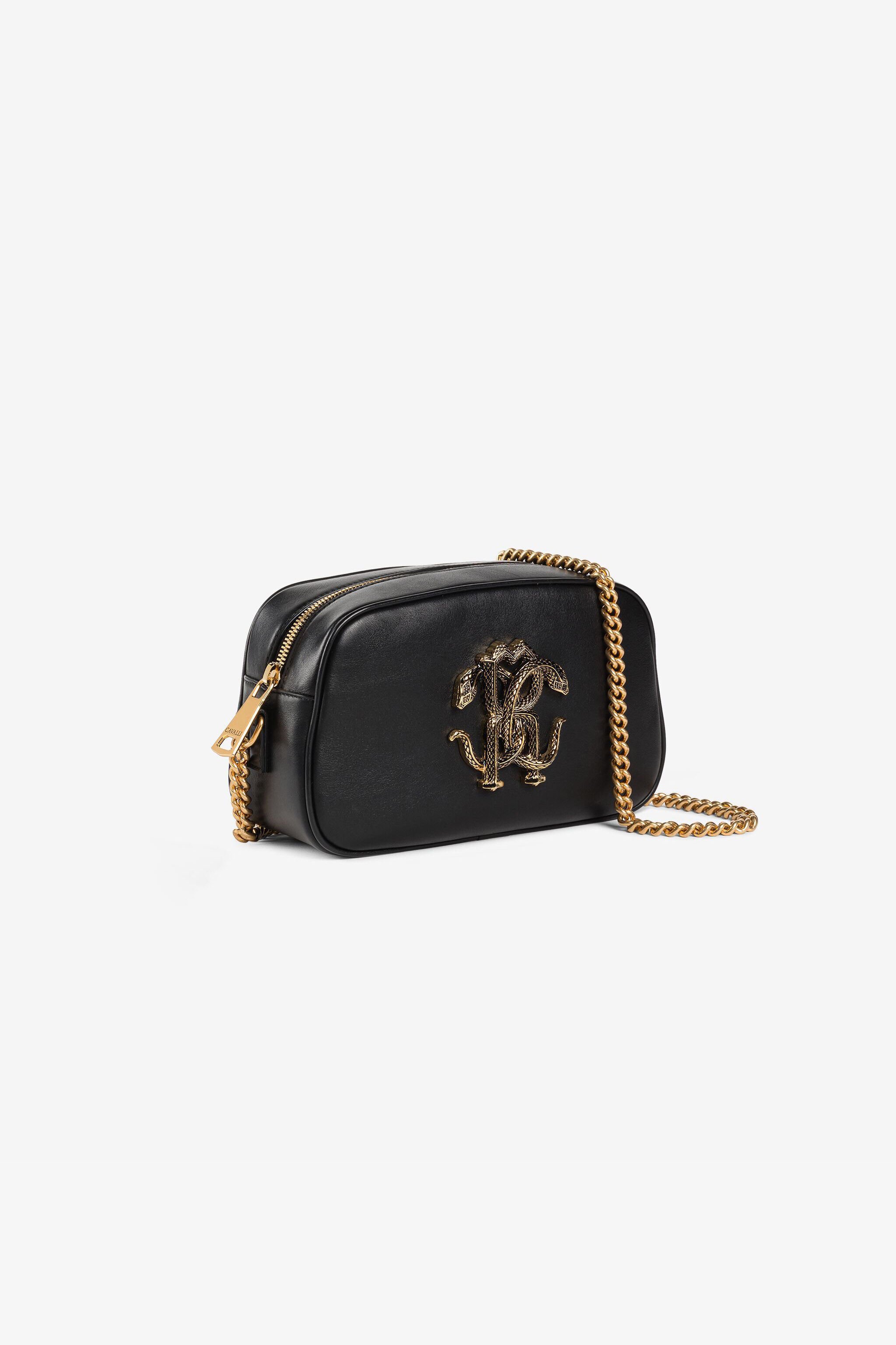 RC Mirror Snake Shoulder Bag Black RKB007-PZ905