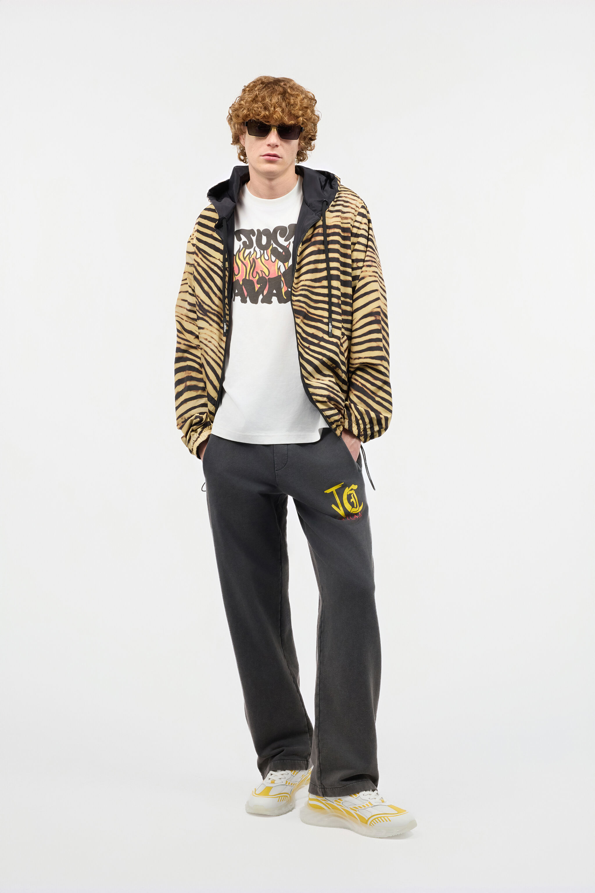 JC Sweat-Shirt Réversible À Capuche Noir UFT076-UF114