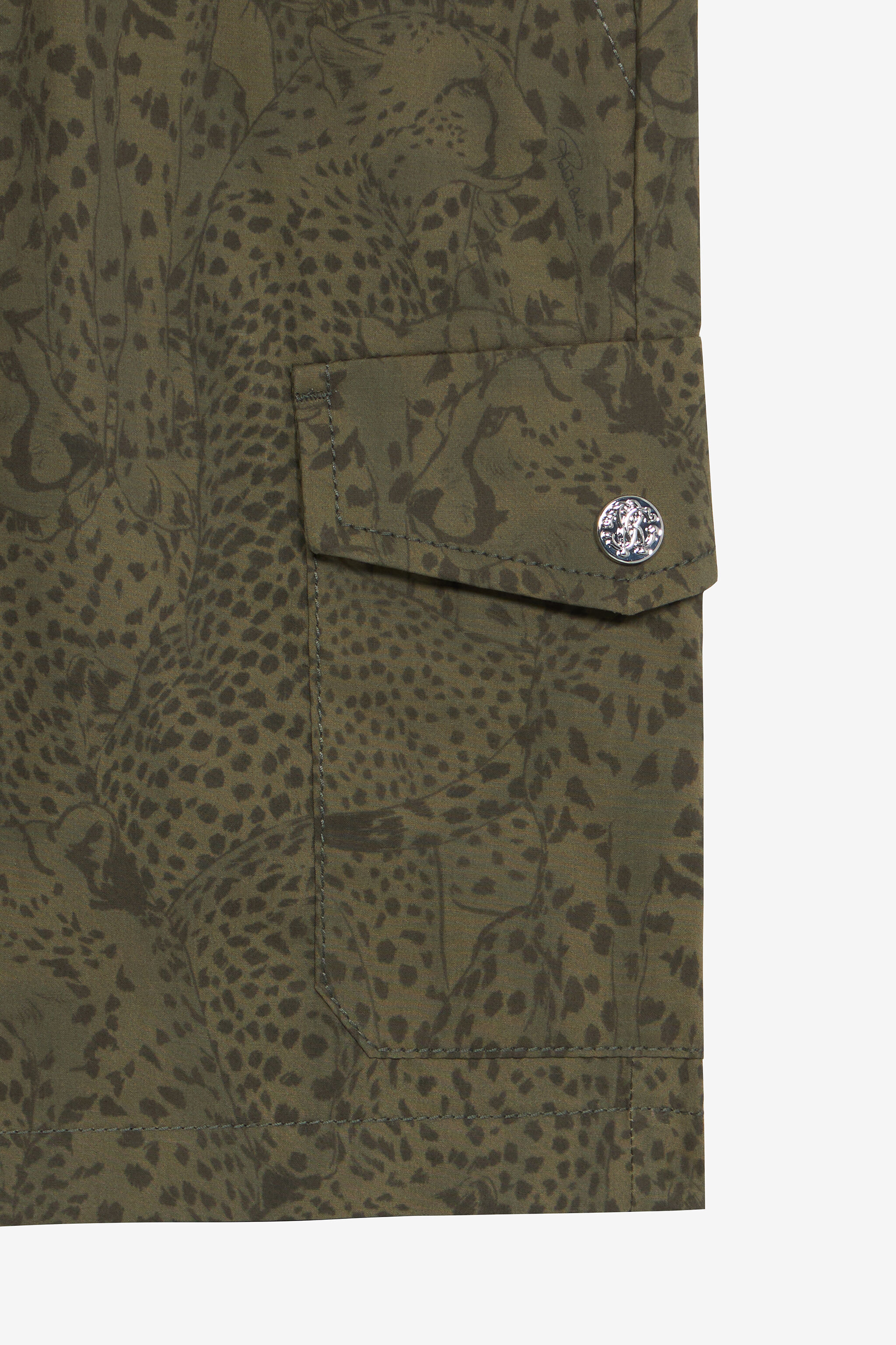 JU Bermuda Con Stampa Ghepardi MILITARY GREEN UJT25C-7MO35