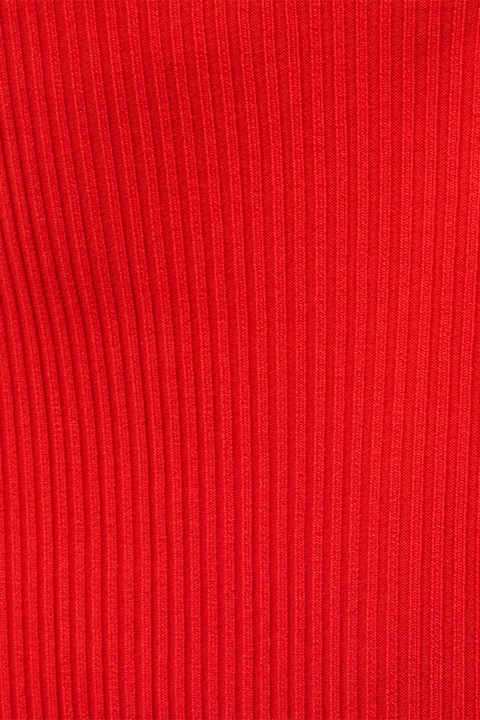 JC Short Rib-Knit Dress Red UFT166-UF232