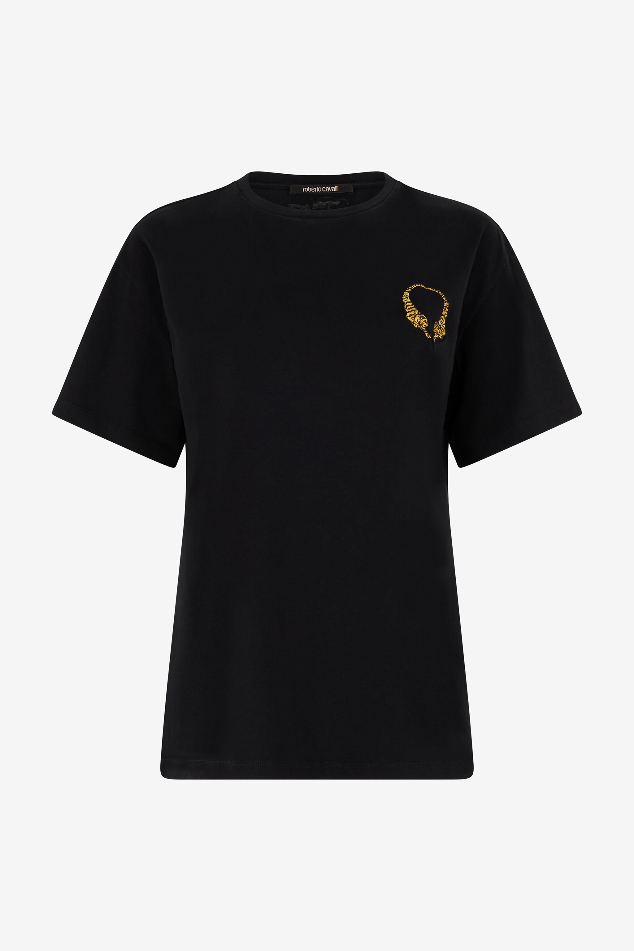 RC T-shirt in Cotone con Tigri RC T-shirt in Cotone con Tigri BLACK WQT62B-JD028