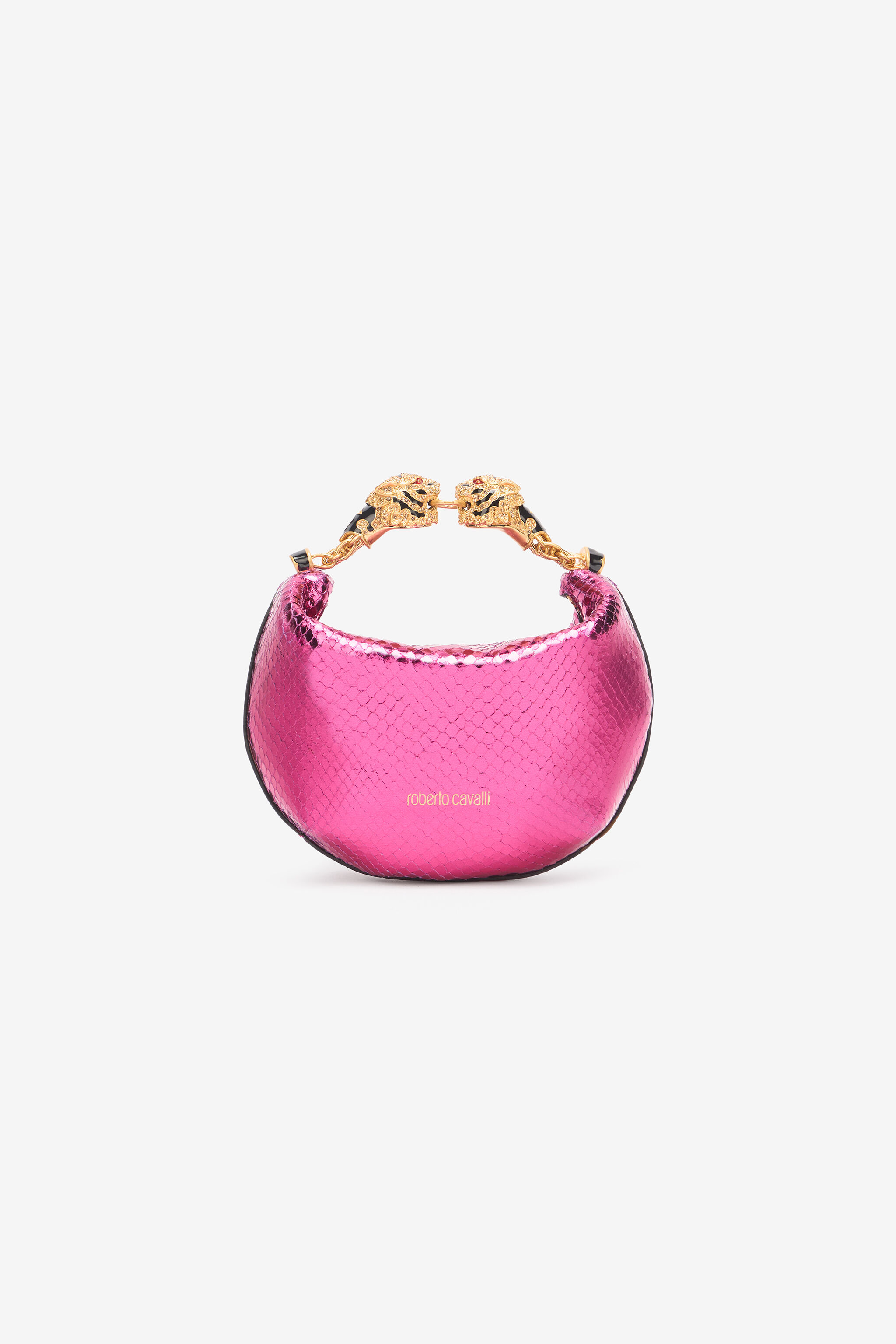RC Mini Hobo Roar Bag With Snake Print Fuchsia UKB013-PZ579