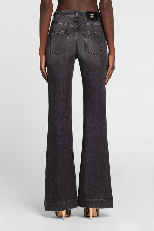 RC Faded Flared Jeans Black PKJ204-DN002
