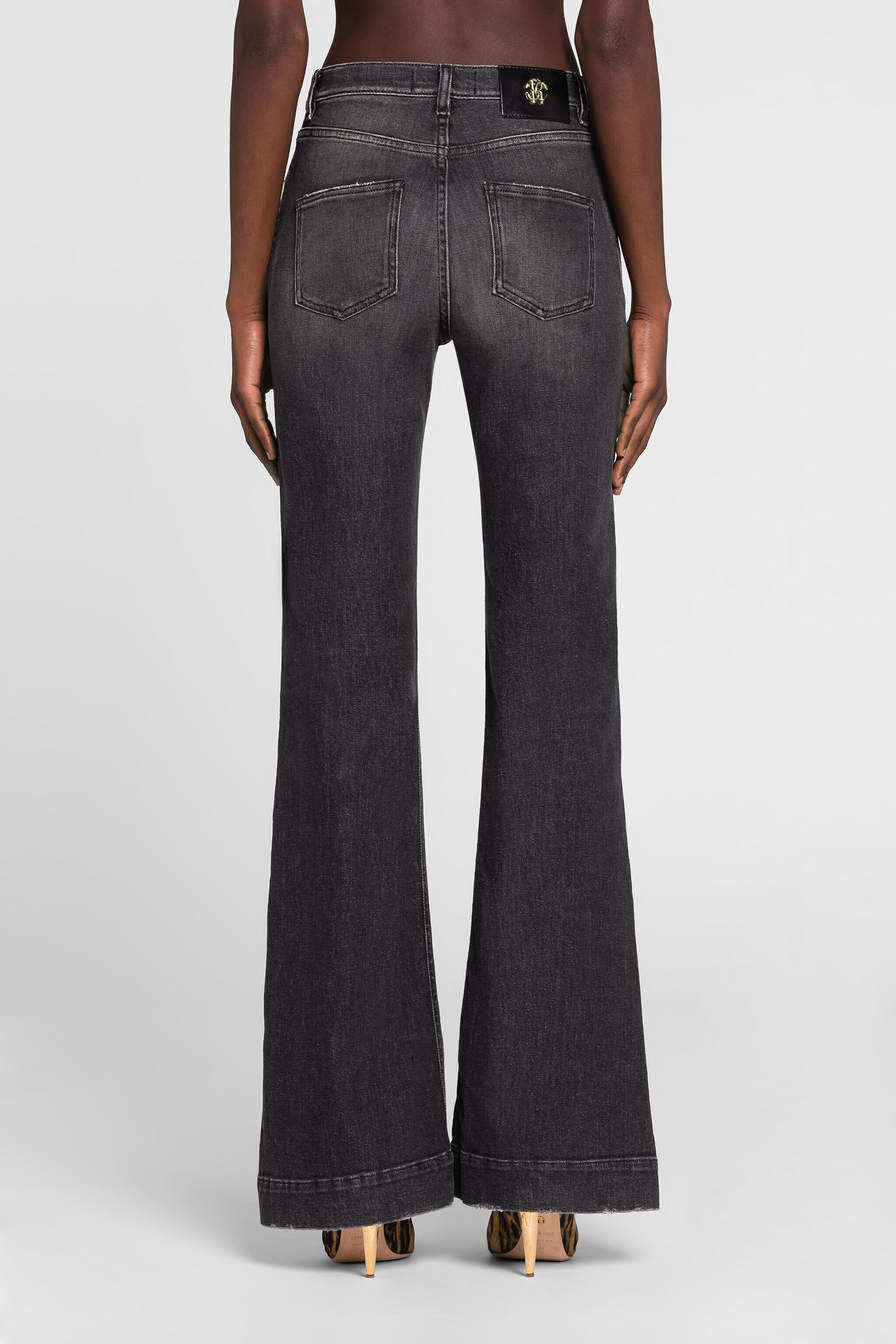 RC Faded Flared Jeans Black PKJ204-DN002